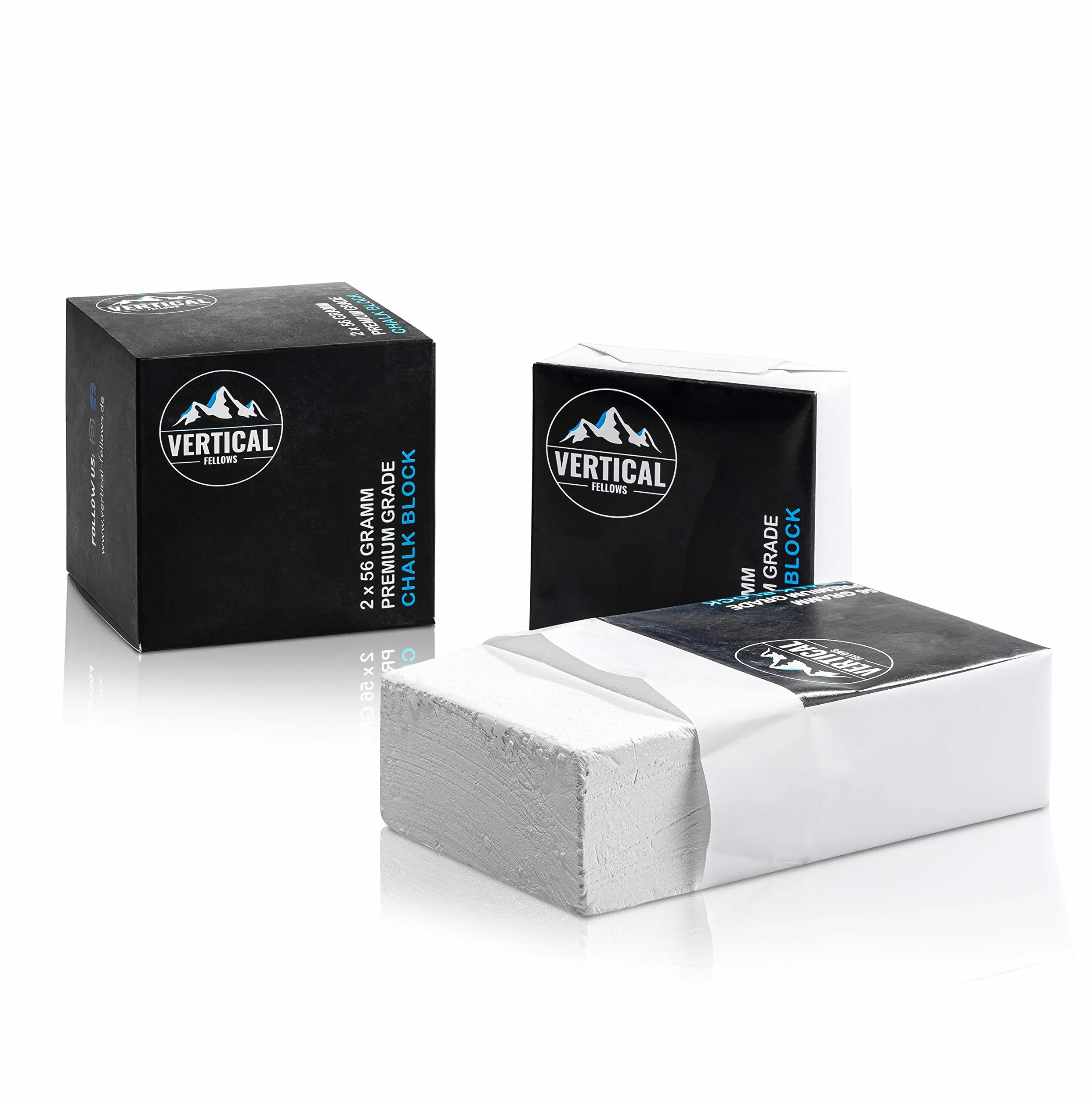 Chalk Block Dermatest Tiza de Escalada para Boulder, Magnesia para Gimnasia, Levantamiento de Pesas (112)