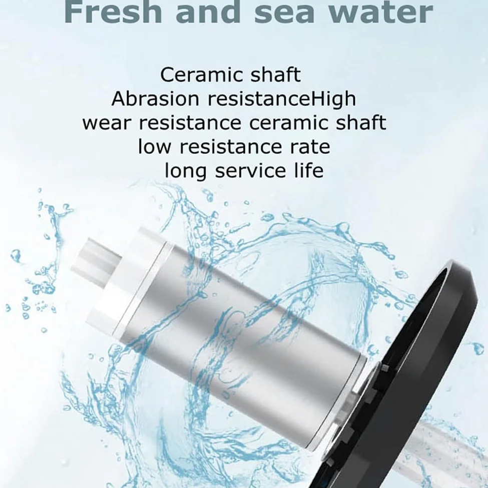 Fuente flotante para estanques de peces, bomba de agua de alta potencia con chorros de 360°, motor de ahorro de energía, bomba de eje de cerámica con tapa de entrada de filtro, sistema de producción