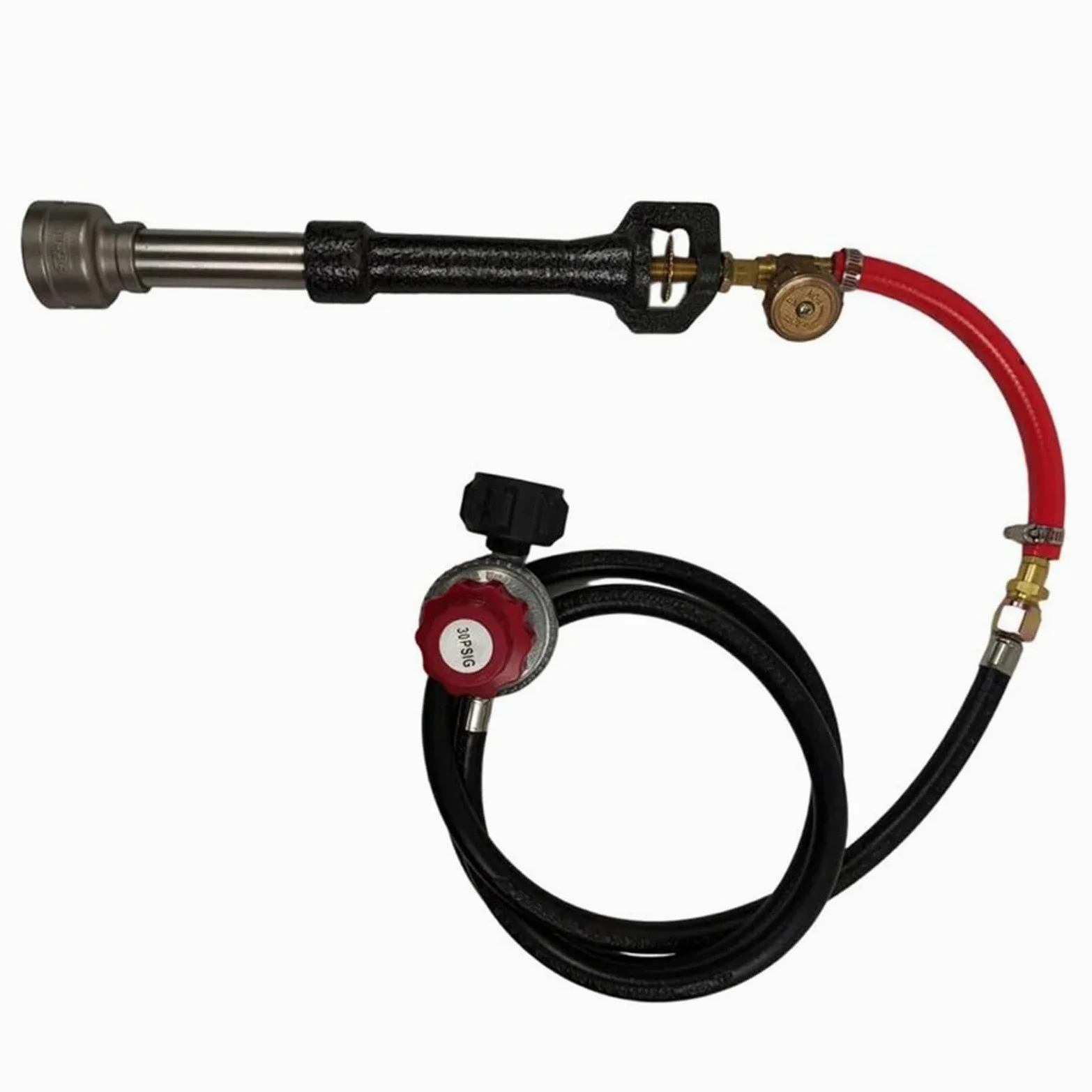 Quemador de forja de Gas propano con regulador de Alta presión, Cuchillo de Herrero, Sistema de Control de Horno de fusión, estrangulador de Aire