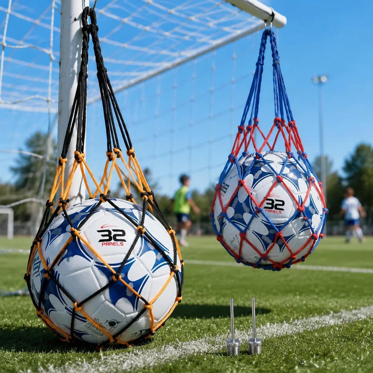 Bolsa para Balón Portátil con Agujas Inflables, Baloncesto Voleibol Playa