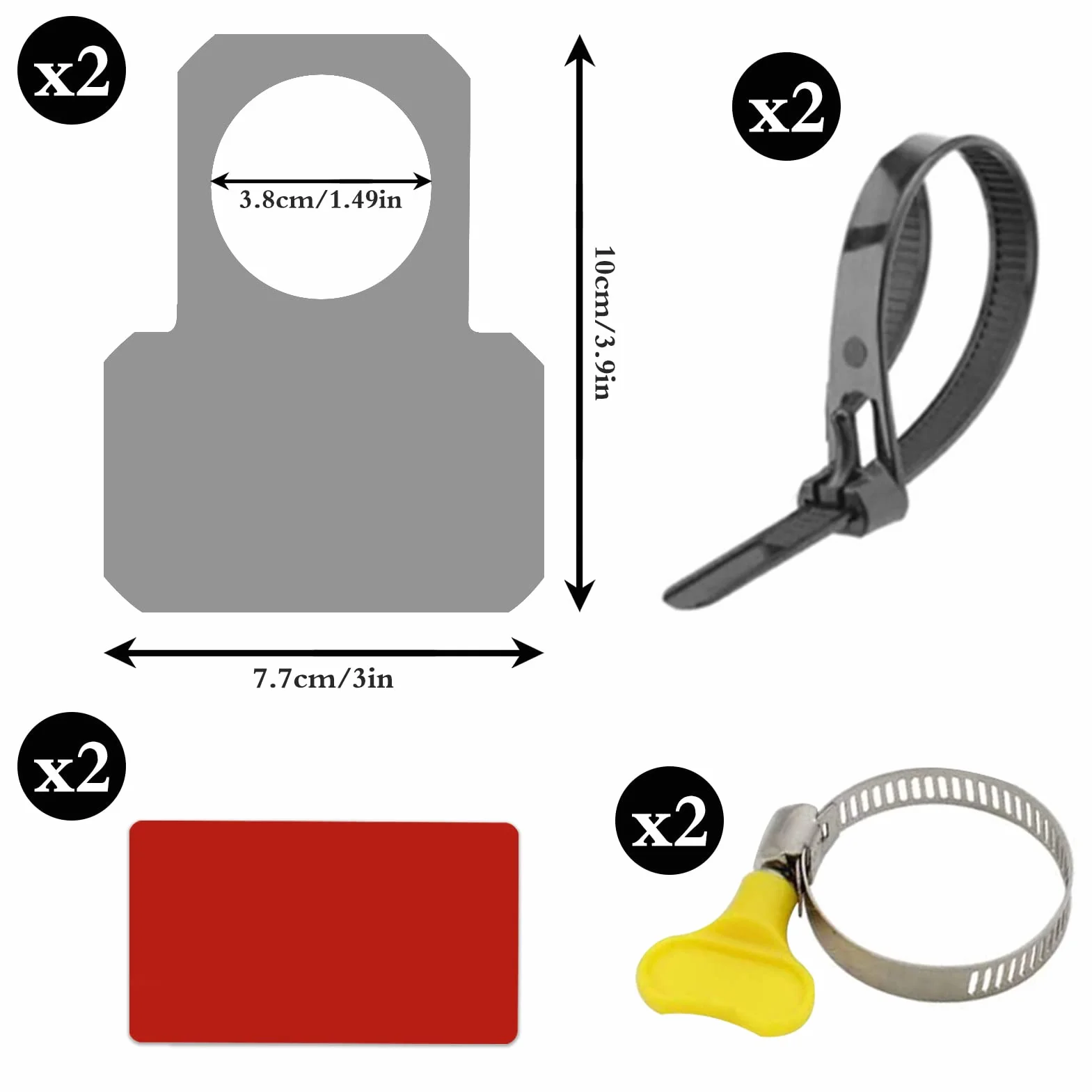 Lfish 2 soportes de manguera para piscina,con protección antipinchazos, antidesgarros, antiestrés (30 – 37 mm)