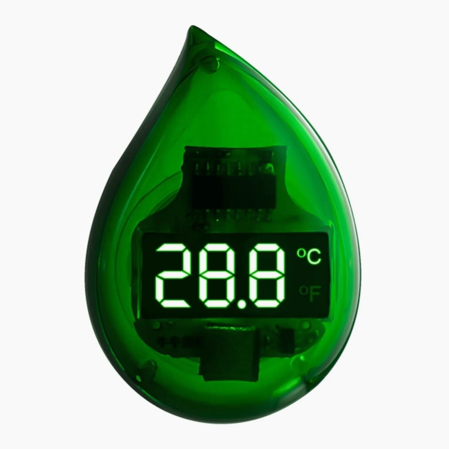 Acuario Termómetro Digital Peces for tanque Termómetros LED for pantalla táctil Adherirse fuera del Temperatur