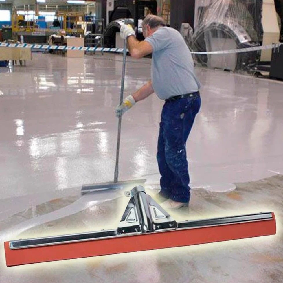 Rastrillo de Goma - Haragán 55cm Resinas Epoxi Poliuretano y Autonivelantes | Distribución uniforme del material. Resiste disolventes y productos químicos. Ideal para uso profesional.