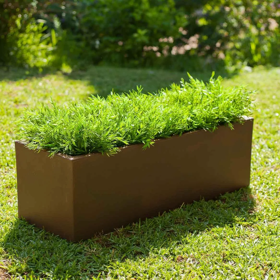 JARDINERA FIBRA 100CM X 35CM - .14 NEGRO