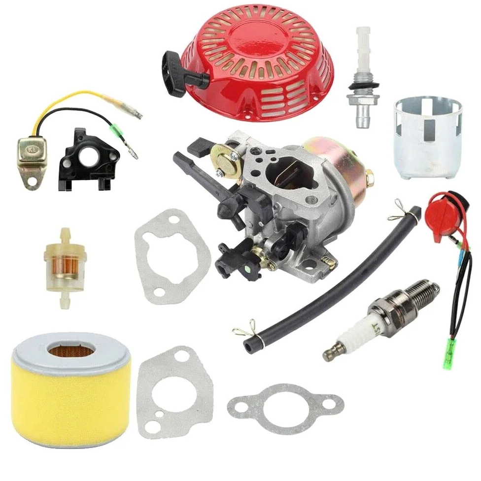 Piezas de carburador aptas for H GX240 GX270 bujía de Filtro de Aire de Bobina de Encendido Accesorios de Repuesto para cortacésped