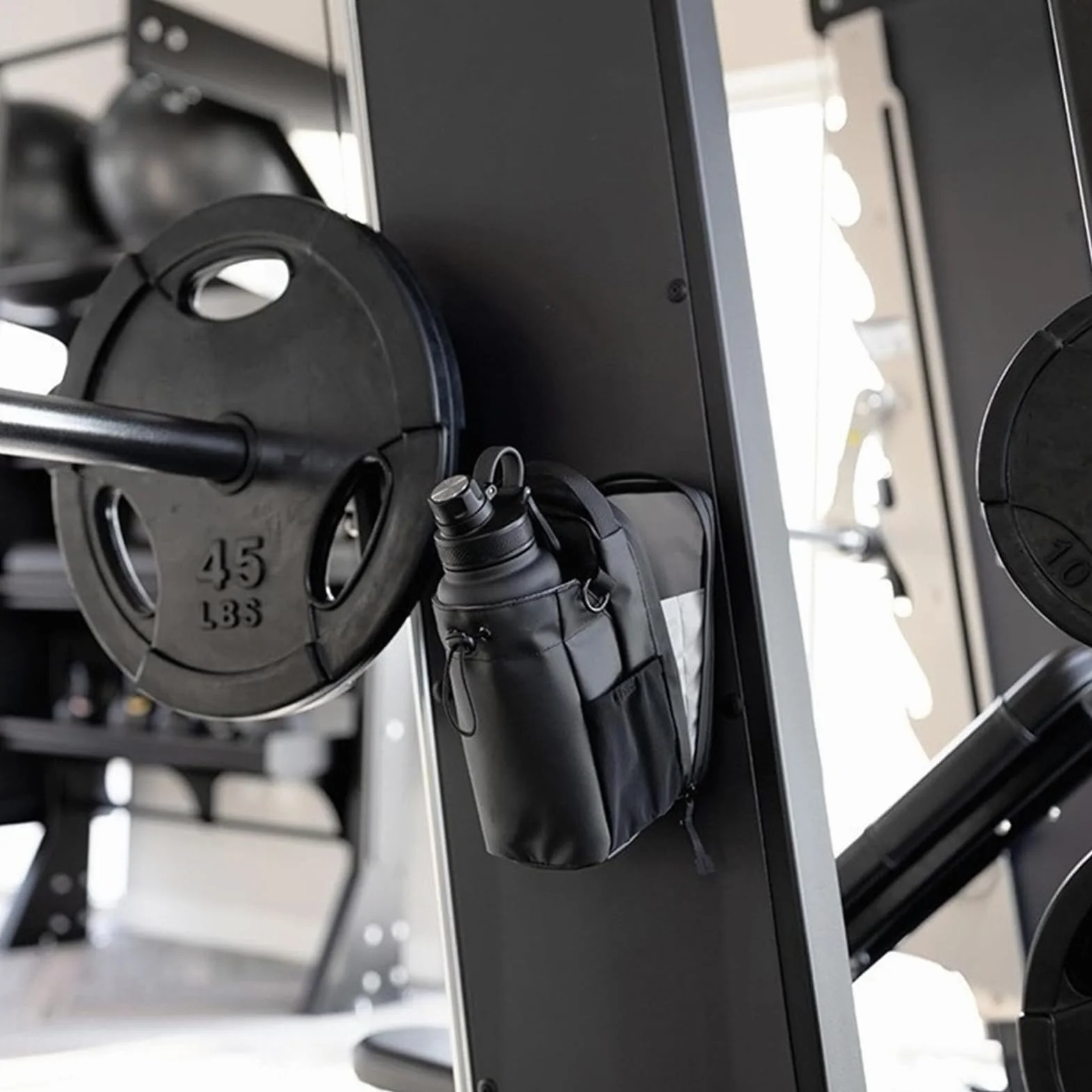 Bolsa De Gimnasio Magnética Gran Capacidad con Bolsillo para Teléfono Organizador Portátil