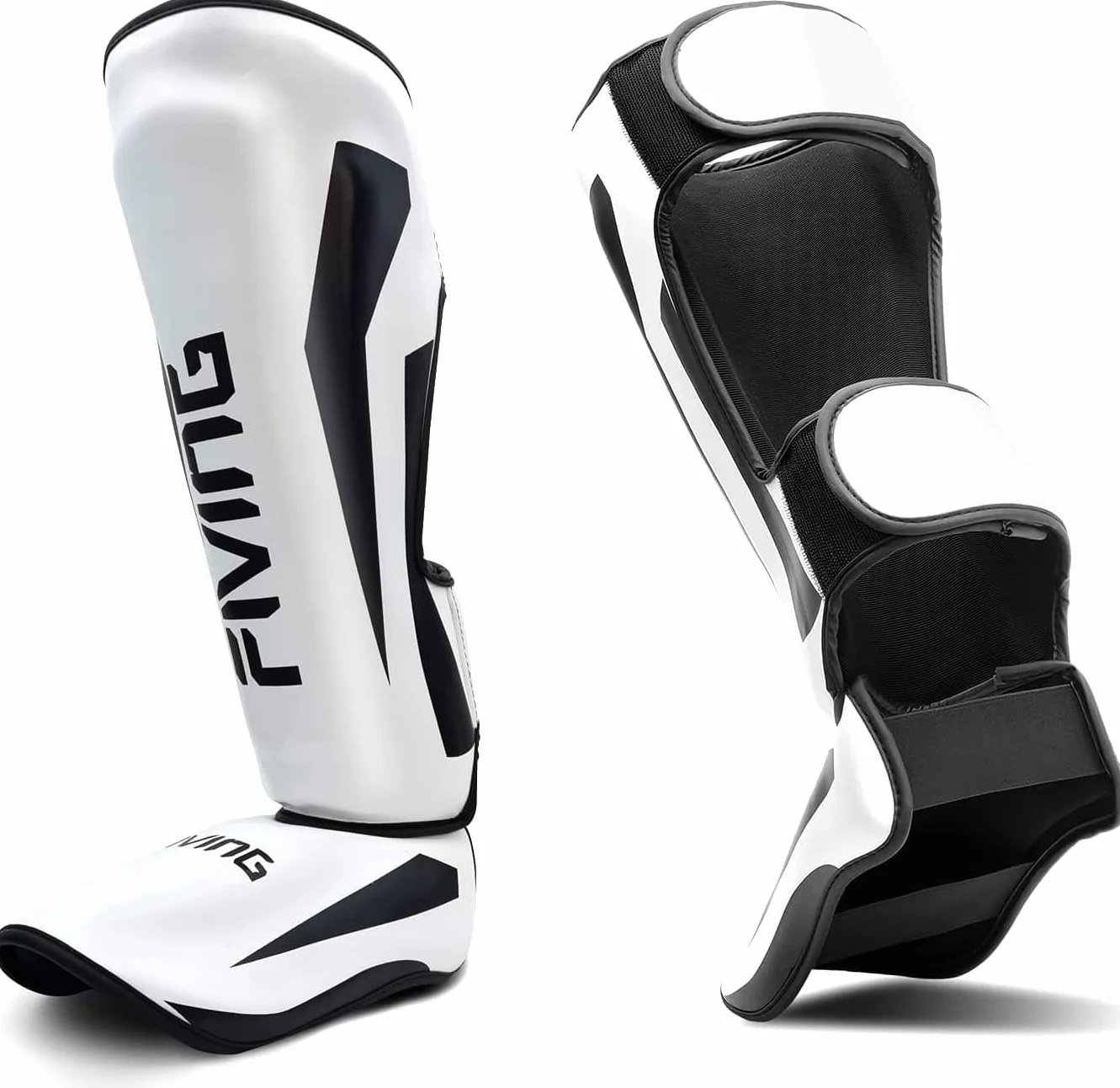 Espinilleras Acolchadas Ajustables para Artes Marciales Mixtas, Protector de Tensión, Taekwondo, Entrenamiento MMA y Sparring