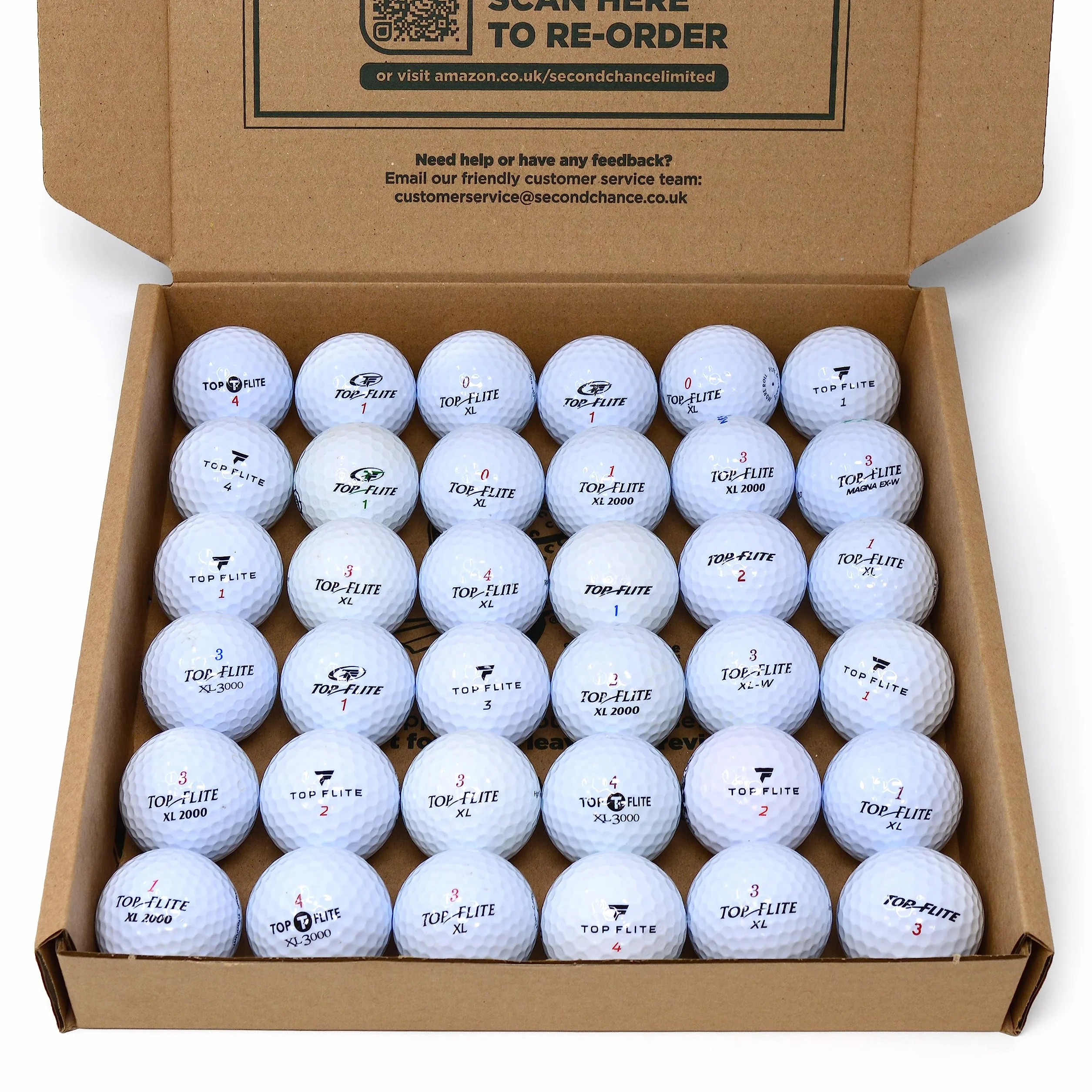 Top Flite Mix Grade A Lakeballs Golf