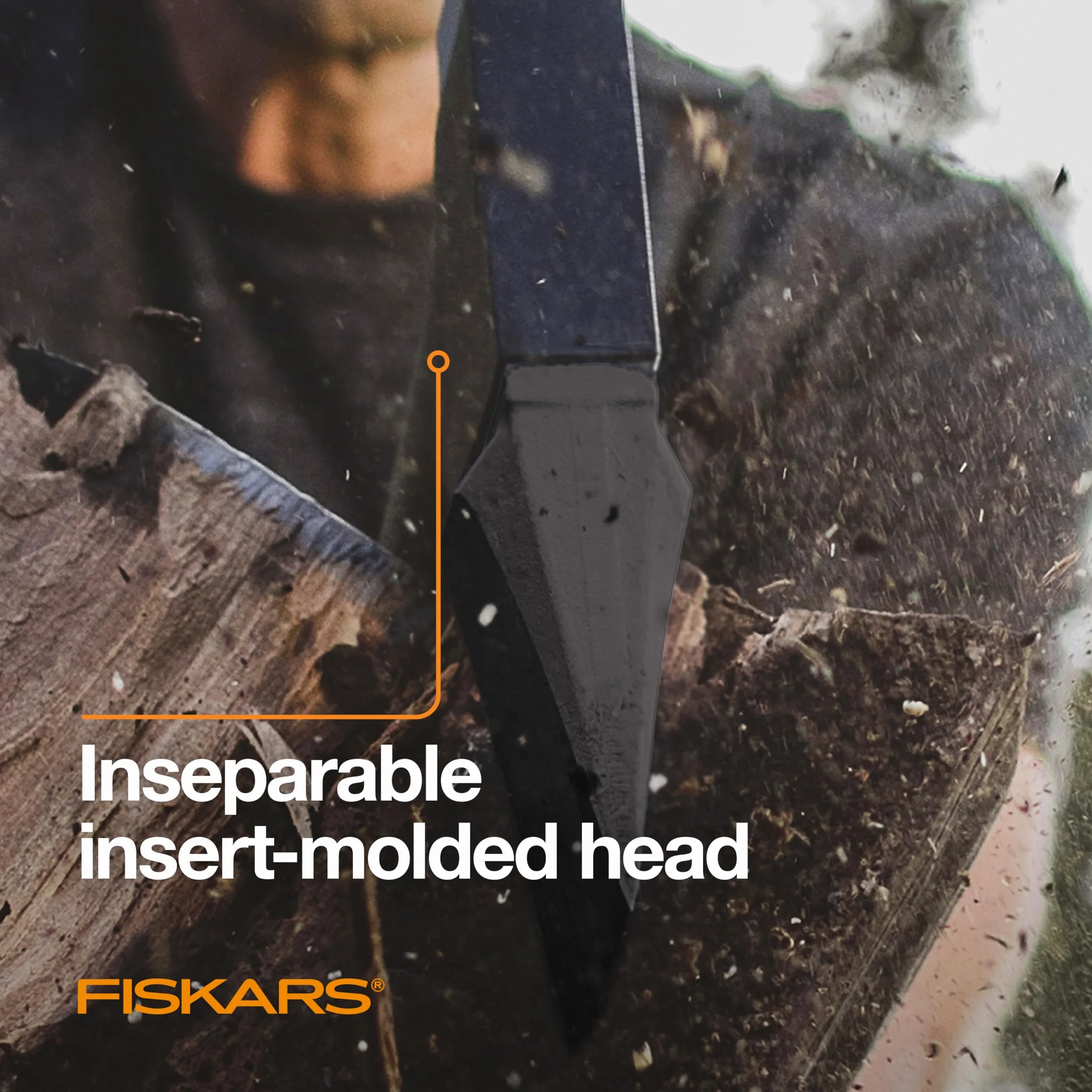 Fiskars X15 hacha - Hachas (Hacha de un solo filo, Hacha, 59,7 cm)