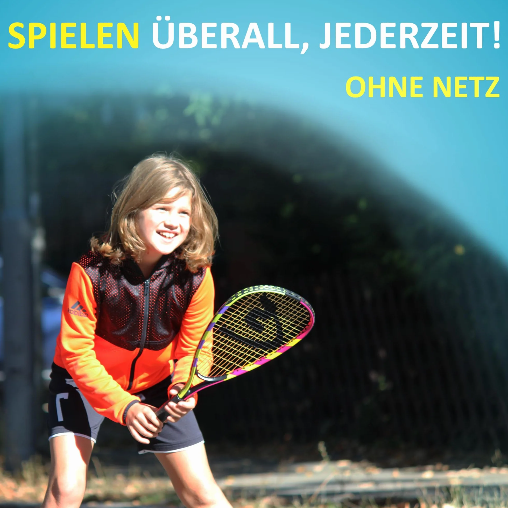 Speedminton® Junior Set Original Speed Badminton Crossminton Niños 2 Fun Speeder® Bolsa