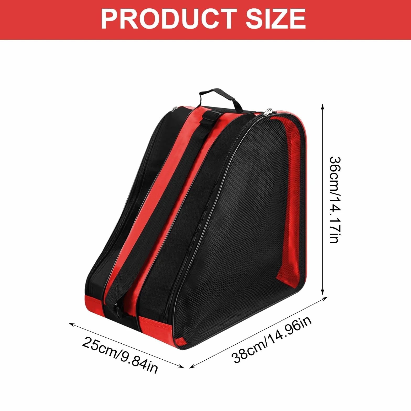 Bolsa para patines de hielo para adultos hombre mujer hockey