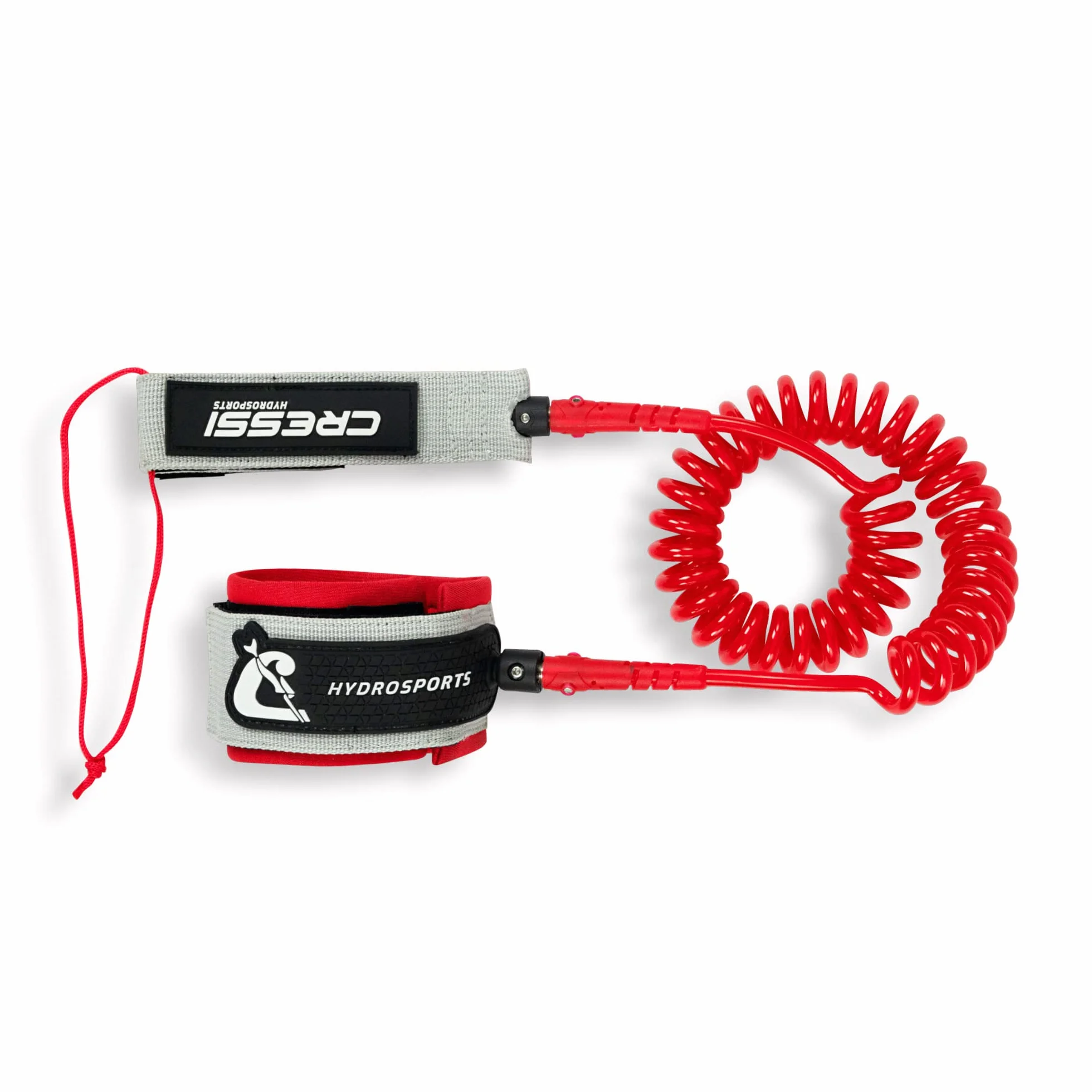 CRESSI Sup Coiled Leash 10 Pulgadas Correa de Tobillo 300 cm Gris Rojo