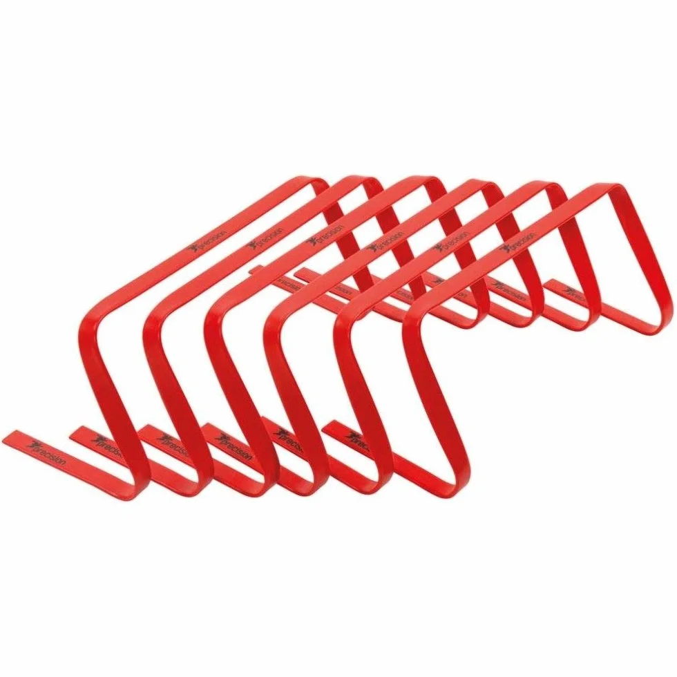 Precision Flat Hurdles Set of 6 Training Hurdles