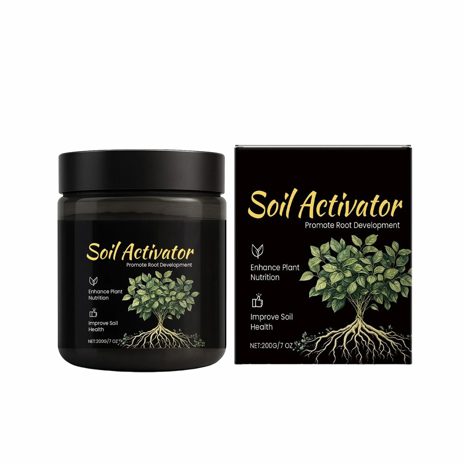 Activador de Suelo - Suave, Seguro y Fácil de Usar para Principiantes | Revitalizador de Suelo para Plantas,para Césped, Patio, Balcón, Terraza, Jardín, y Más