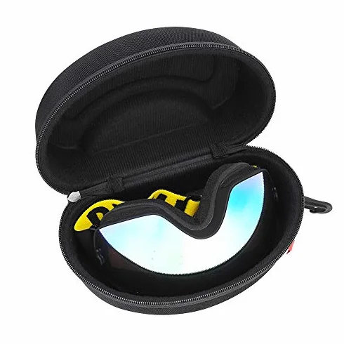 RiToEasysports Caja para Gafas de esquí, Estuche Rígido con Cremallera