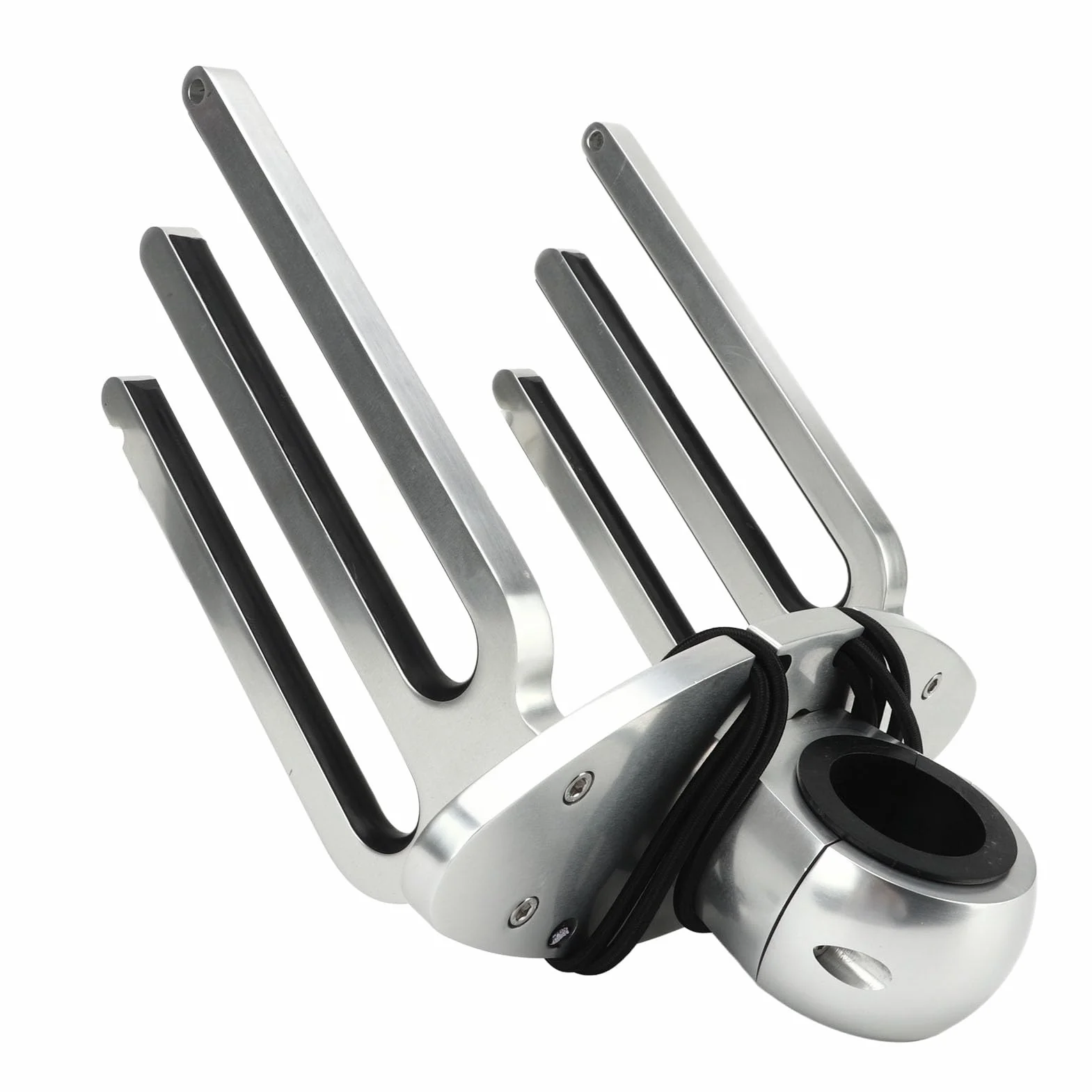 Ausla Estante para Tabla de Wakeboard, Aluminio Pulido con Ángulo Ajustable para Tubos de 2,48 Pulgadas