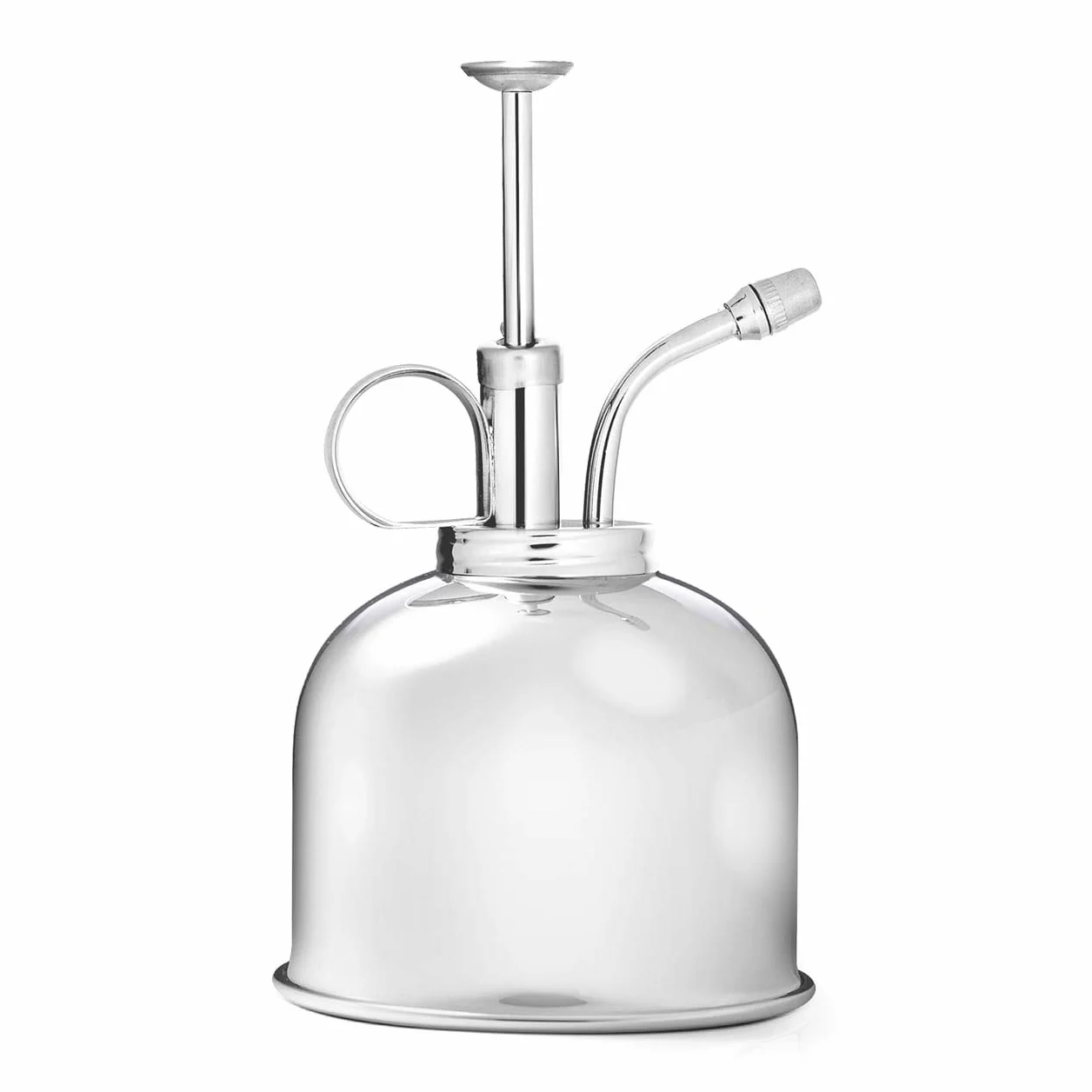 CKB LTD Mister de agua de latón macizo cromado - Botella de rociador para interiores Botella de Spray de riego Regadera con Bomba egadera de Flores para regar Bonsai plantas de aire Orquídeas 300ml