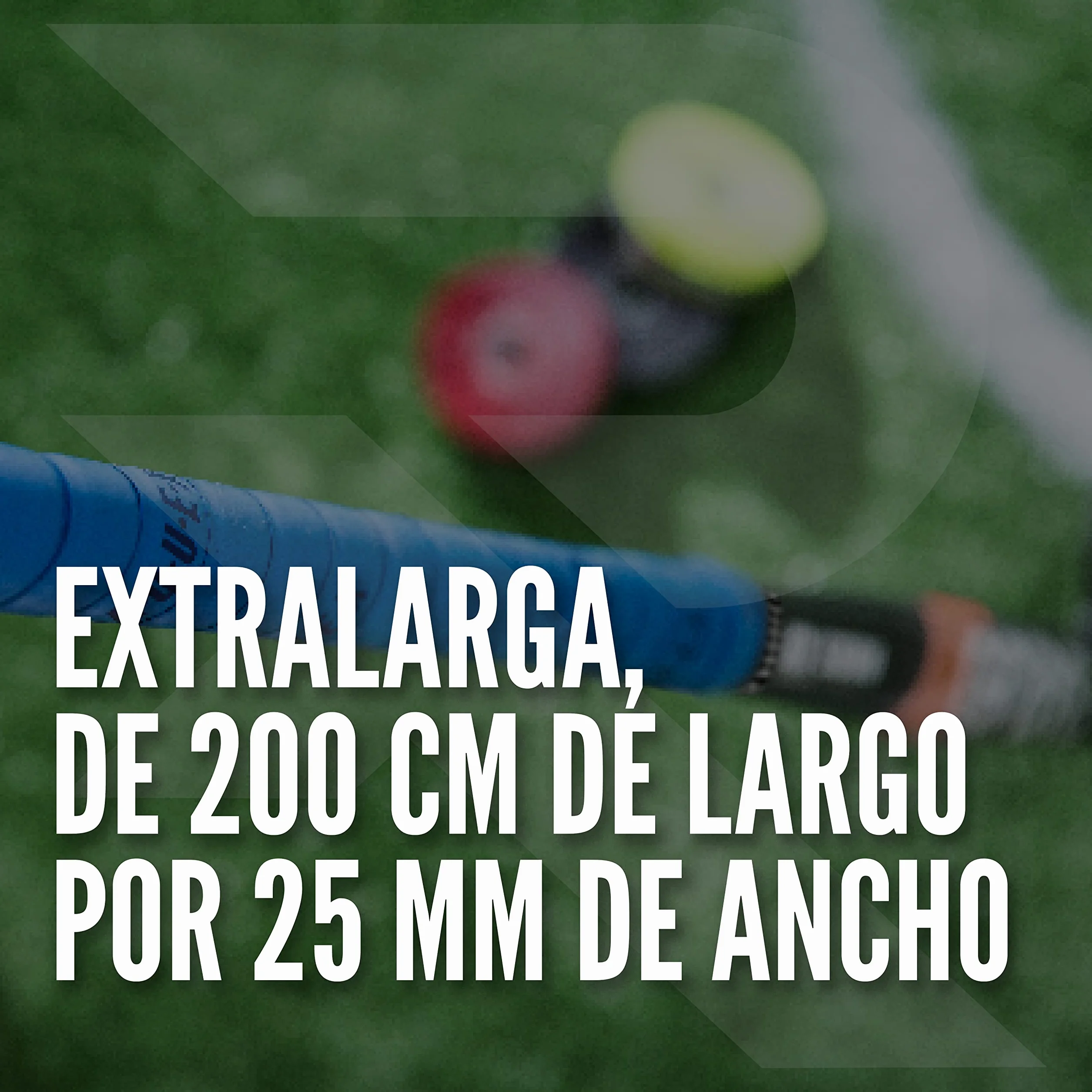 Raquex Grip Acolchado Adhesivo de Poliuretano para Palo de Hockey, Superadherente, Suave y Absorbente, Longitud Extralarga