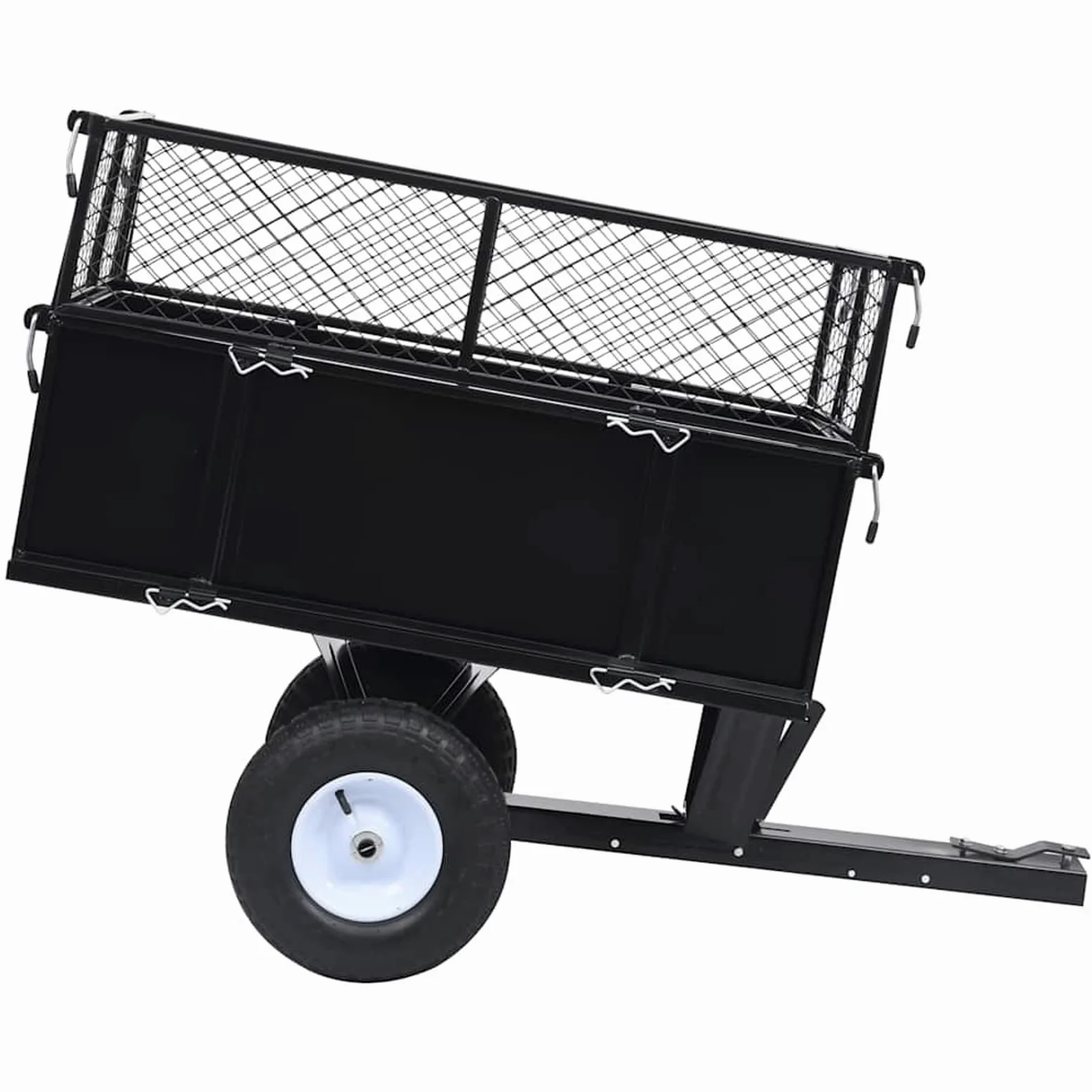 GecheerCarro Remolque inclinable de cortacésped Carga de 150 kg