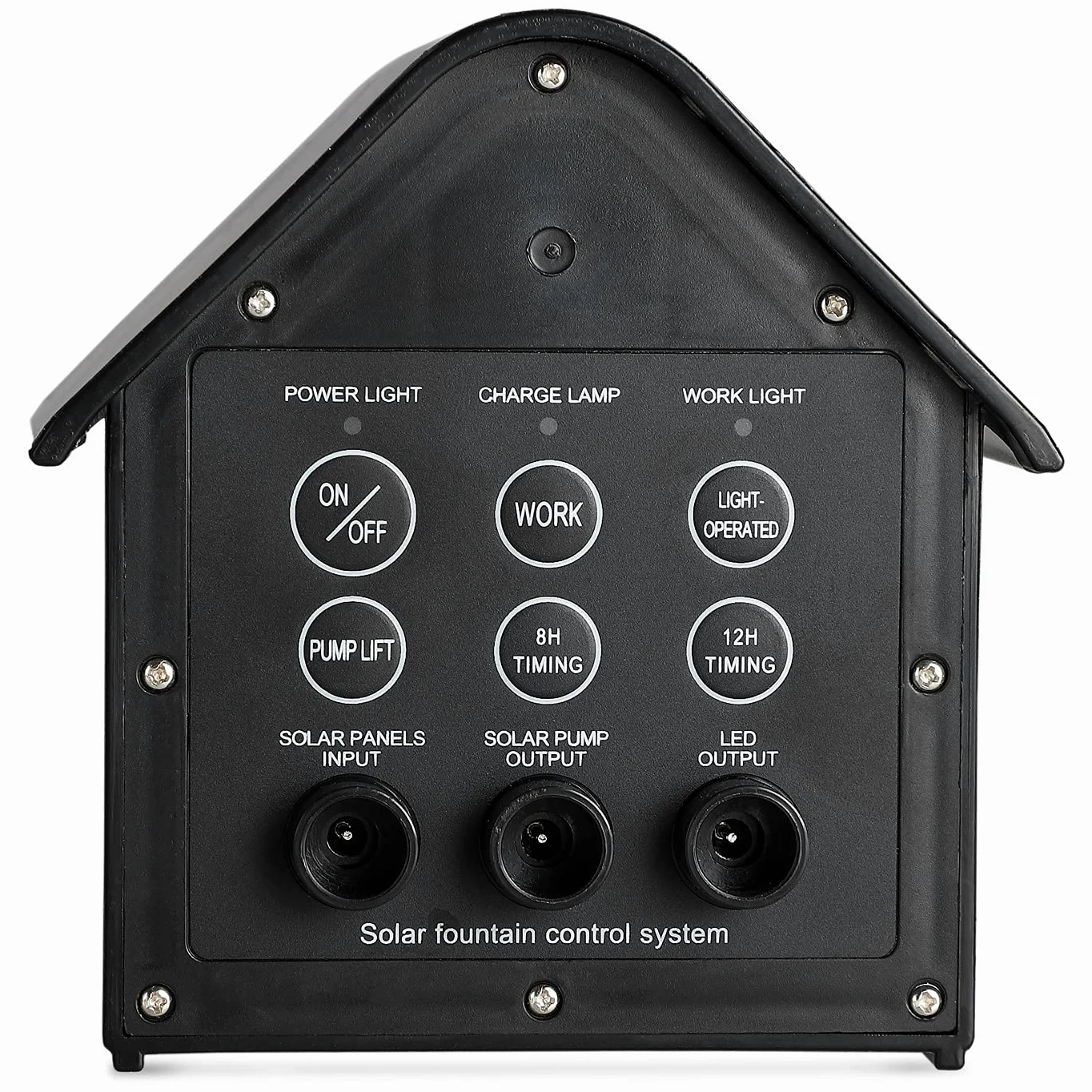 Monzana Bomba Solar LED para Estanque de Jardín Fuente Multicolor Panel Solar Temporizador Control Remoto