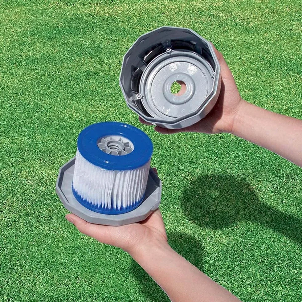 WuYan Cartucho de Repuesto para Piscina Filtro de Bomba 28601/28602 para Intex H Tipo 29007E, Juego de Cartuchos de Filtro para Piscina sobre el Suelo, bañera de hidromasaje SPA（2 Piezas）…