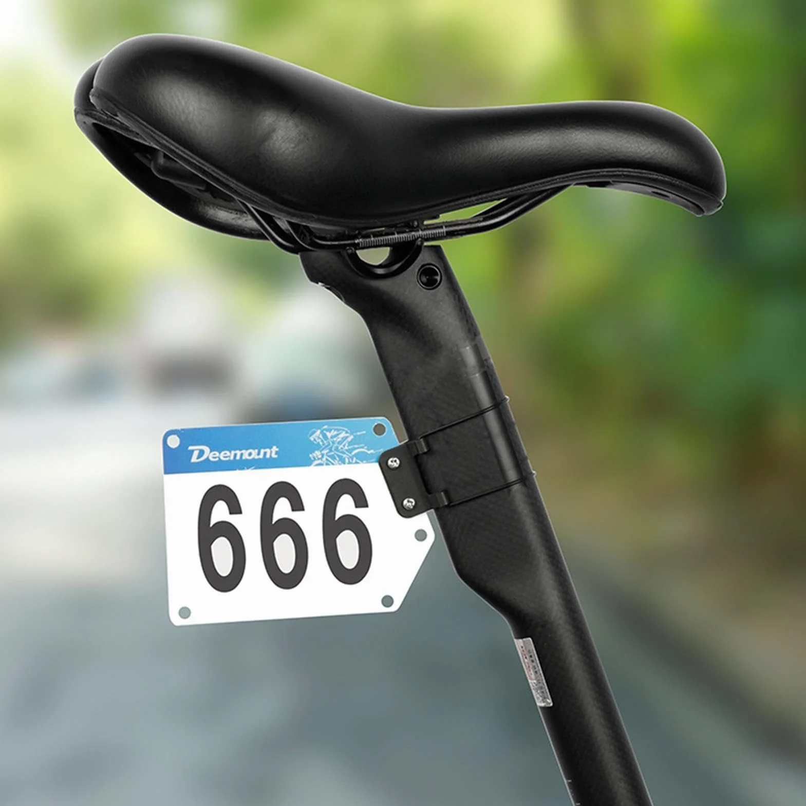 Soporte Dorsales Competición PVC Portanúmeros BTT Placa Bicicleta Montaña Carretera Plegables Accesorios Ciclismo