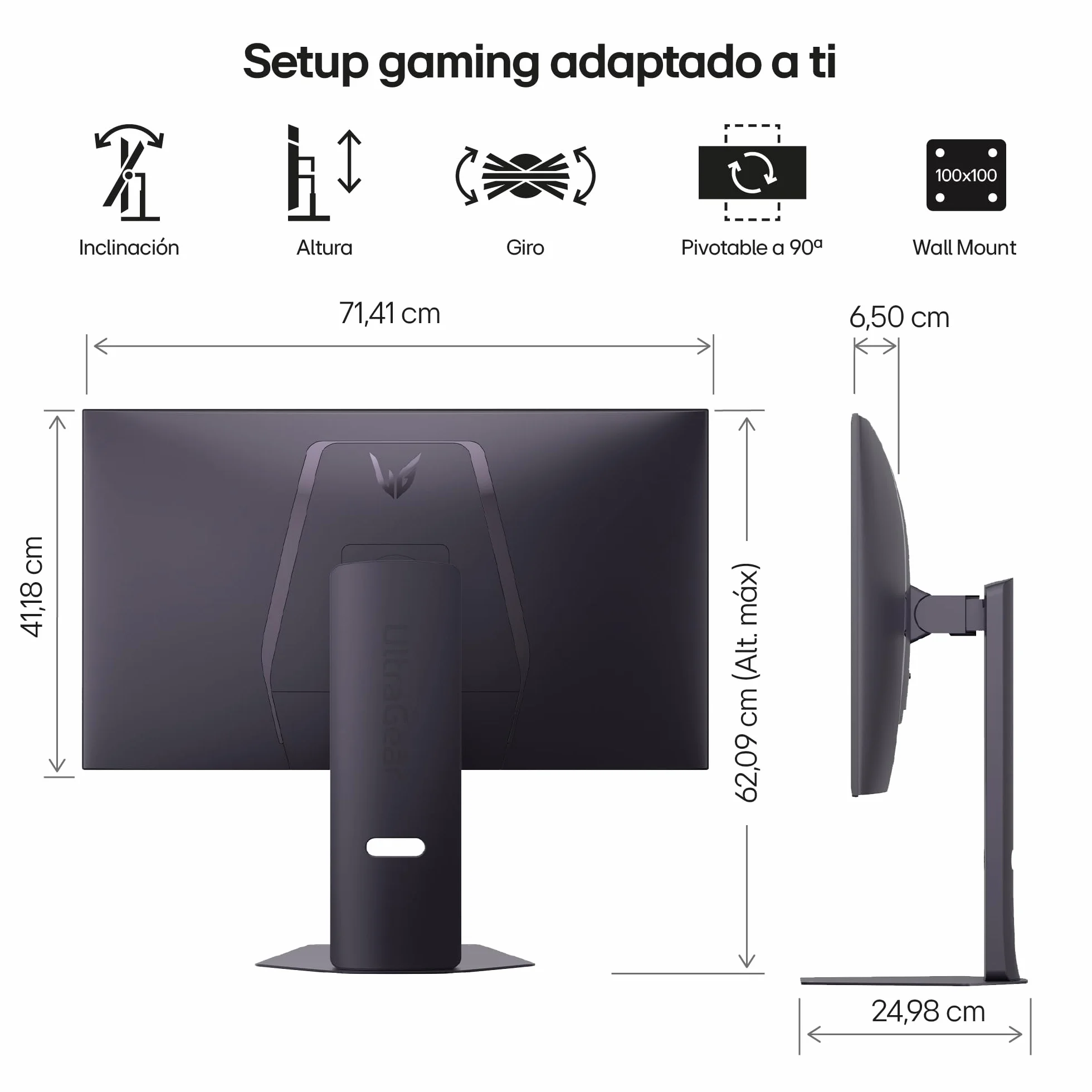 Monitor Gaming LG Ultragear OLED 32" 4K 165Hz 0.03ms G-Sync FreeSync Premium Pro