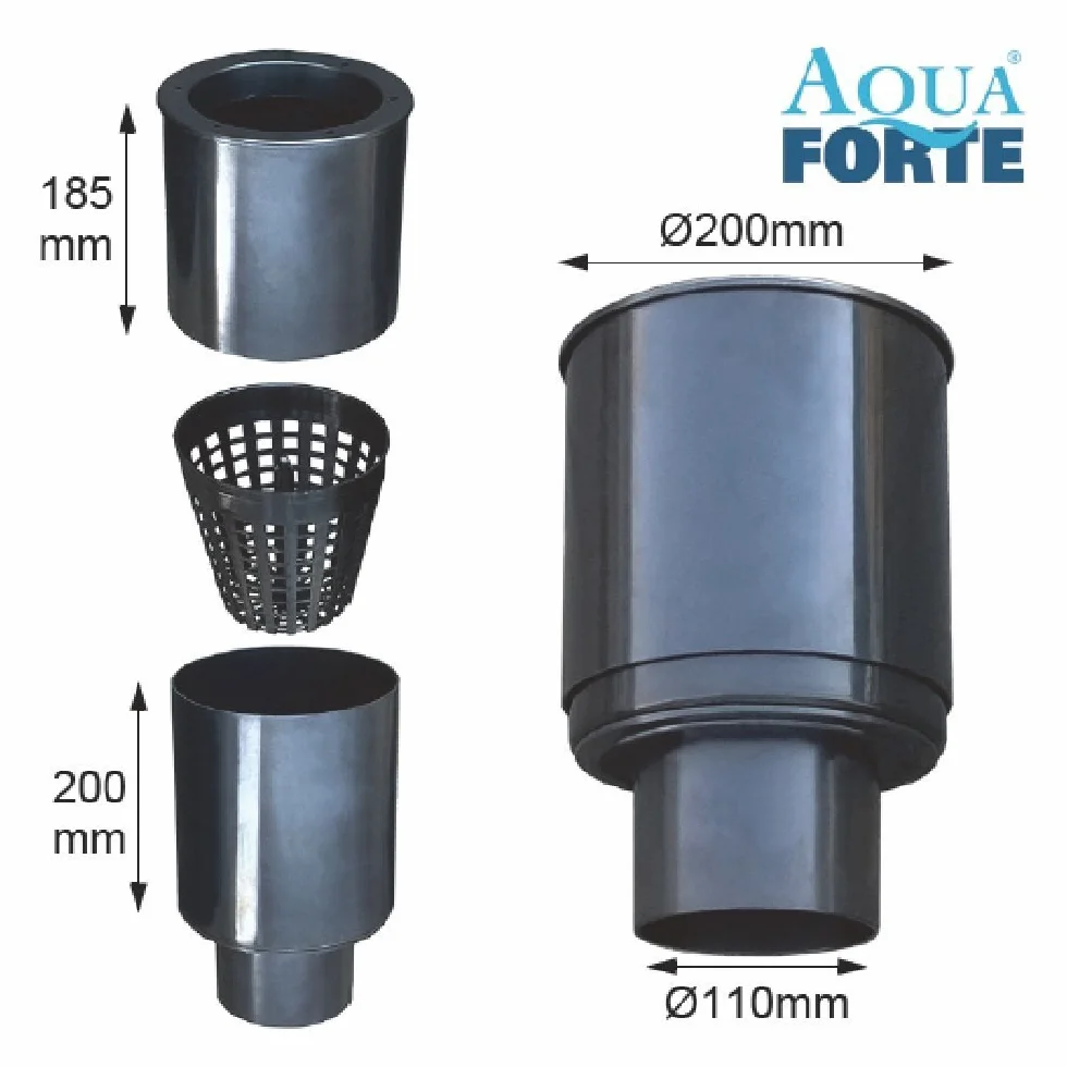 AquaForte SC974 Mr, Inversmart Bomba de Calor, Capacidad de 6,8 kW, 230 V, Tamaño de Piscina Recomendado 15 - 30 m3, 58 kg, 890 x 430 x 657 mm, Gris