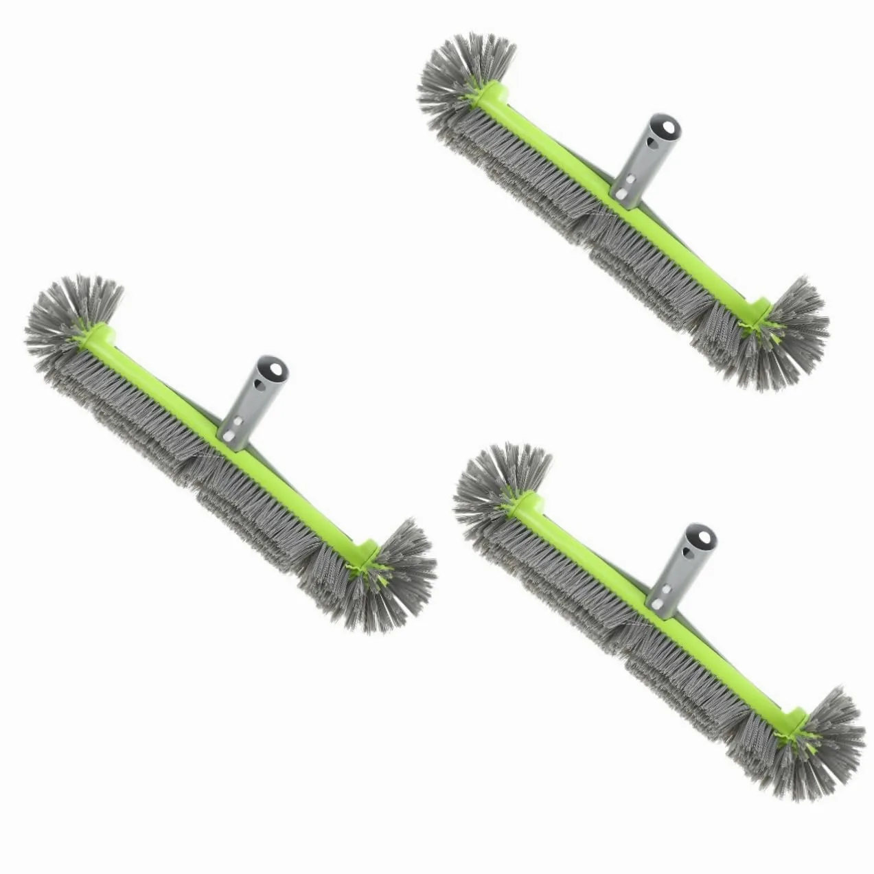 BESPORTBLE 3piezas Cabezal De Cepillo De Limpieza para Piscina Cepillo Manual De Limpieza De Paredes De Piscina y SPA Cerdas Densas y