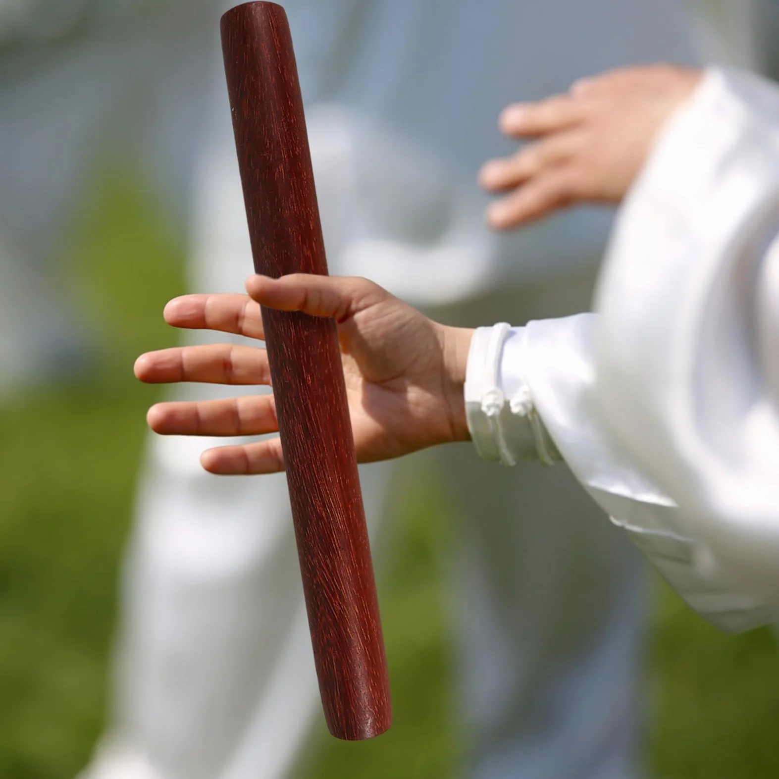 BESPORTBLE Bastón Portátil Tai Chi Resistente para Ejercicio Diario Accesorio Ligero Kungfu Artes Marciales