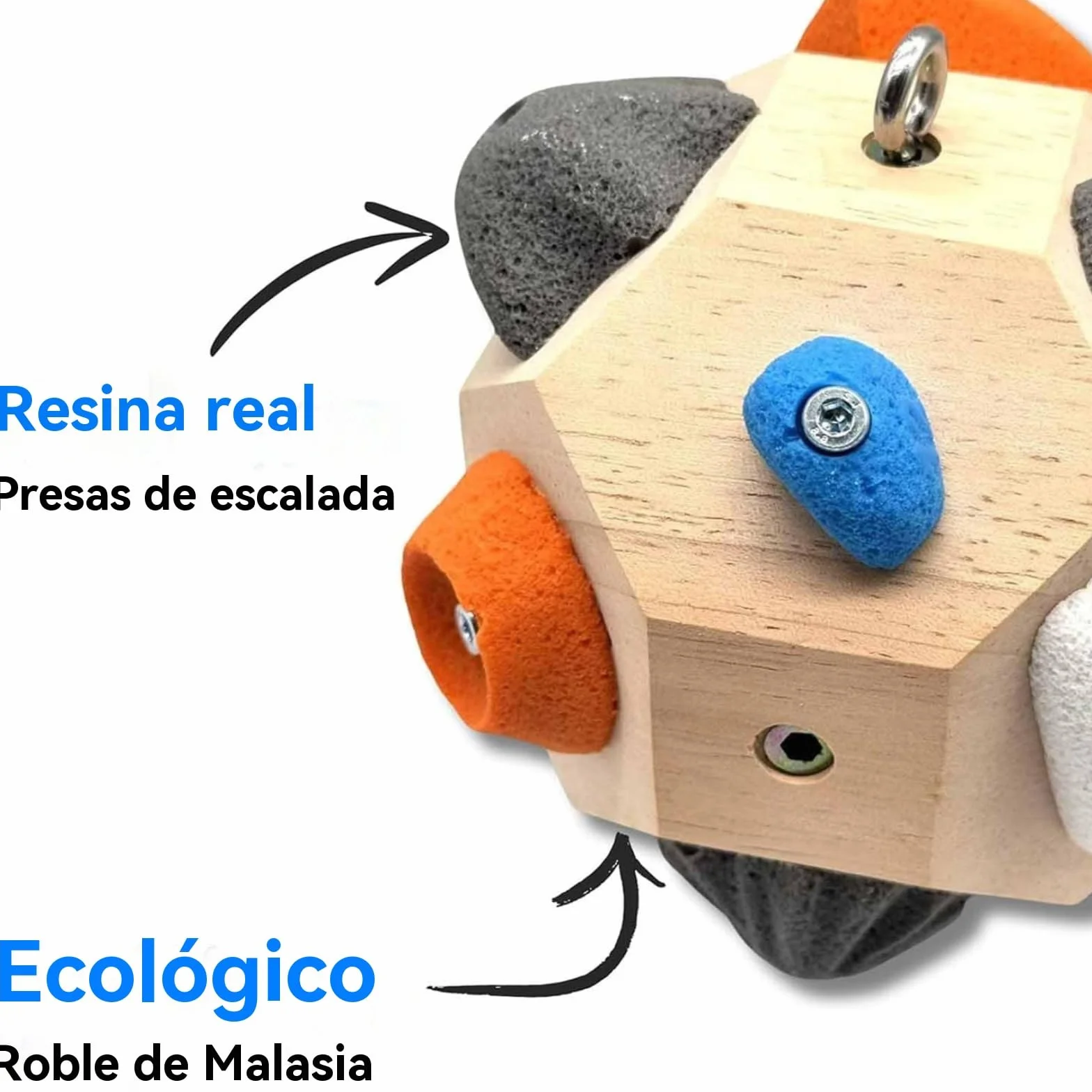 Bloque de Boulder Hecho a Mano - Bola 3D de Entrenamiento para Escalada