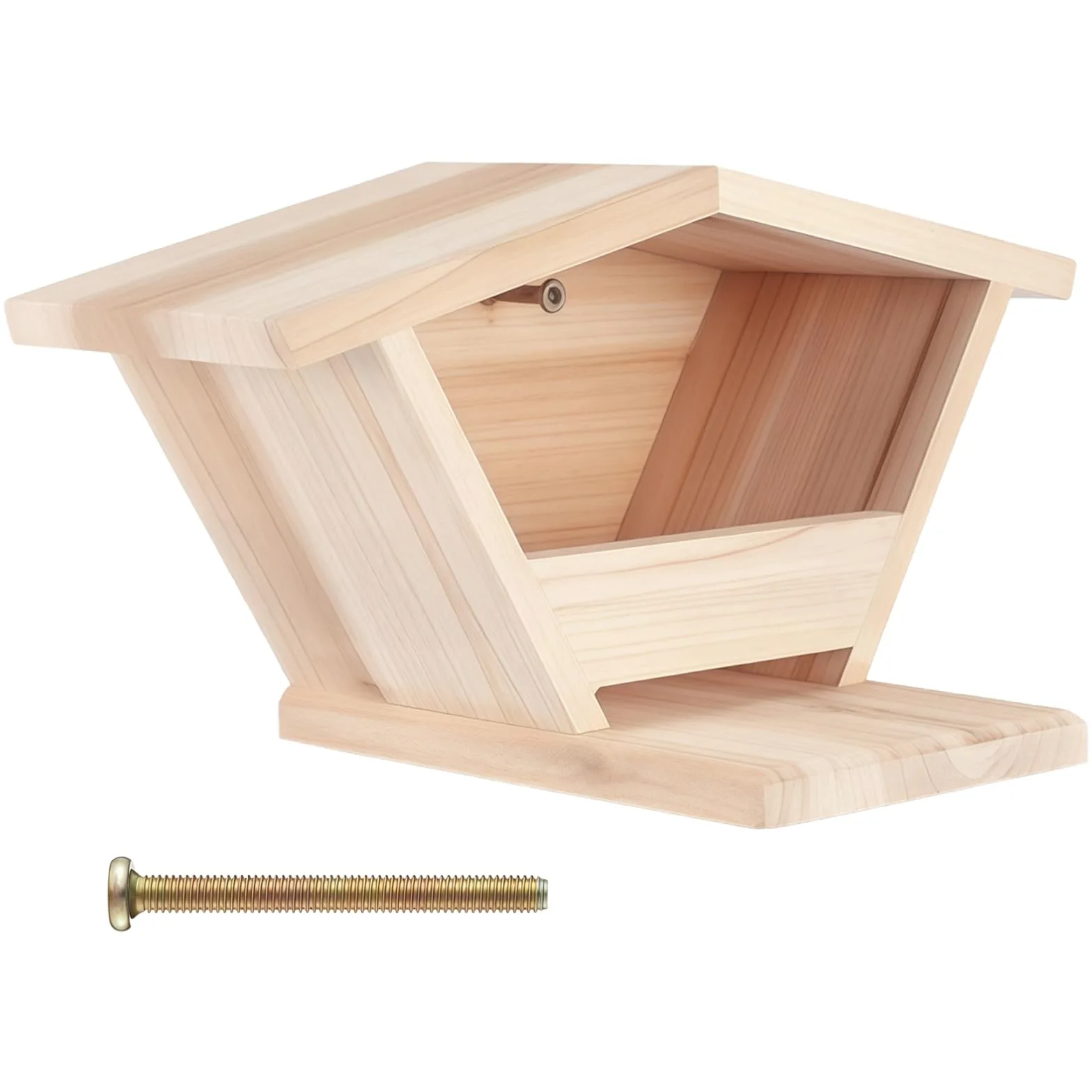 Caja de anidación de paloma de luto, casa de pájaros de paloma de madera para exteriores, techo inclinado, ayuda a guiar la lluvia, hábitat de paloma colgante al aire libre, casas paloma fácil de