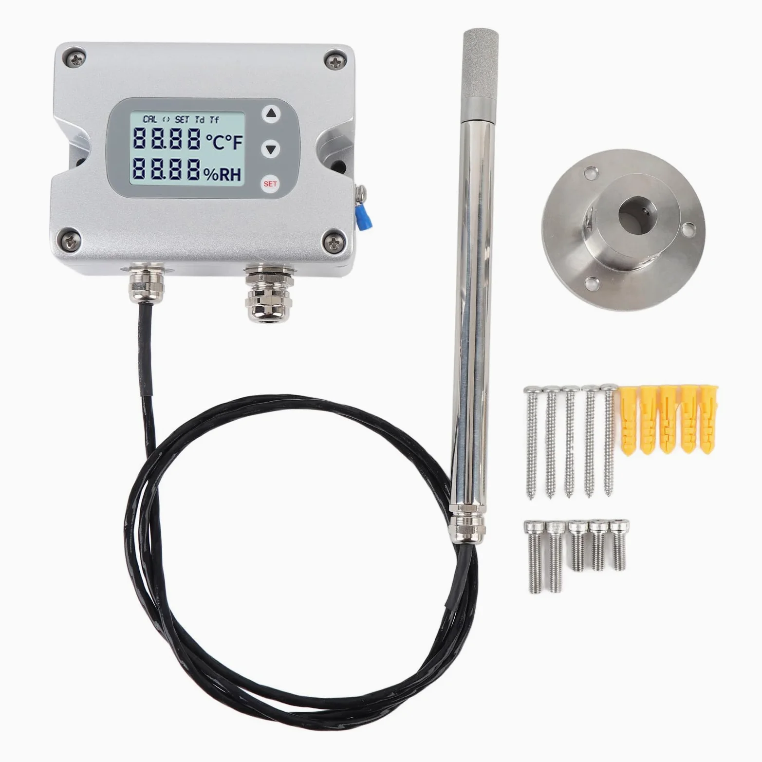 Sensor de Temperatura y Humedad de Alta Precisión para Entornos Hostiles Transmisor Termistor PT1000 1 Unidad