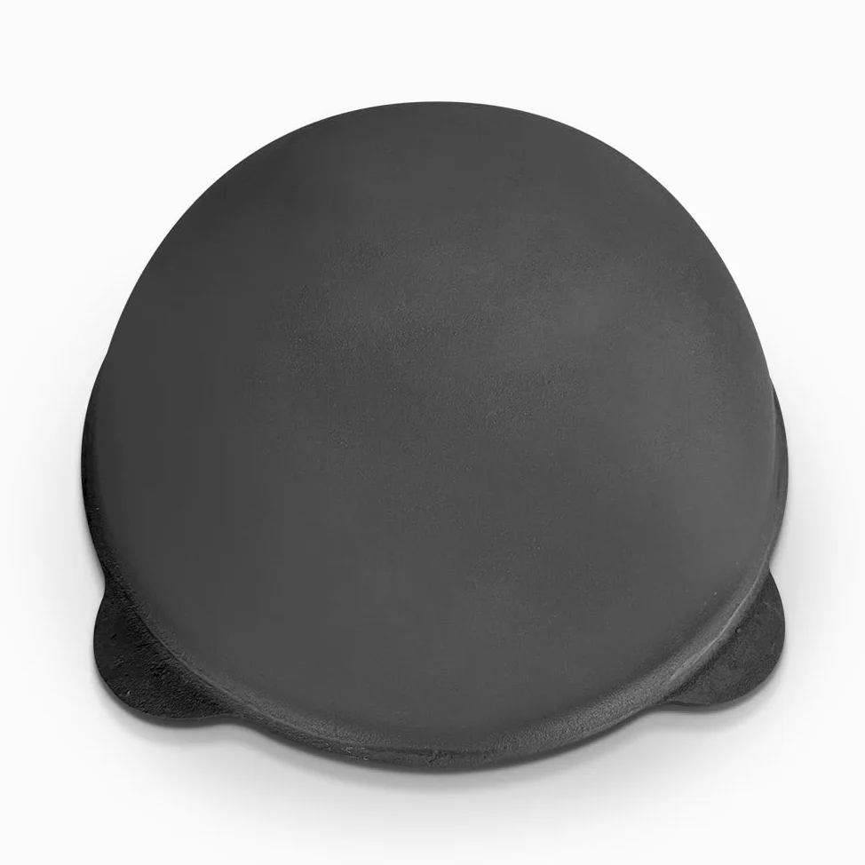 Kazan - Tapa de hierro fundido de 6 l de aluminio fundido de 33,5 cm de diámetro para Plov uzbeko de fondo plano WOK плов казан Kazan horno de fuego учак