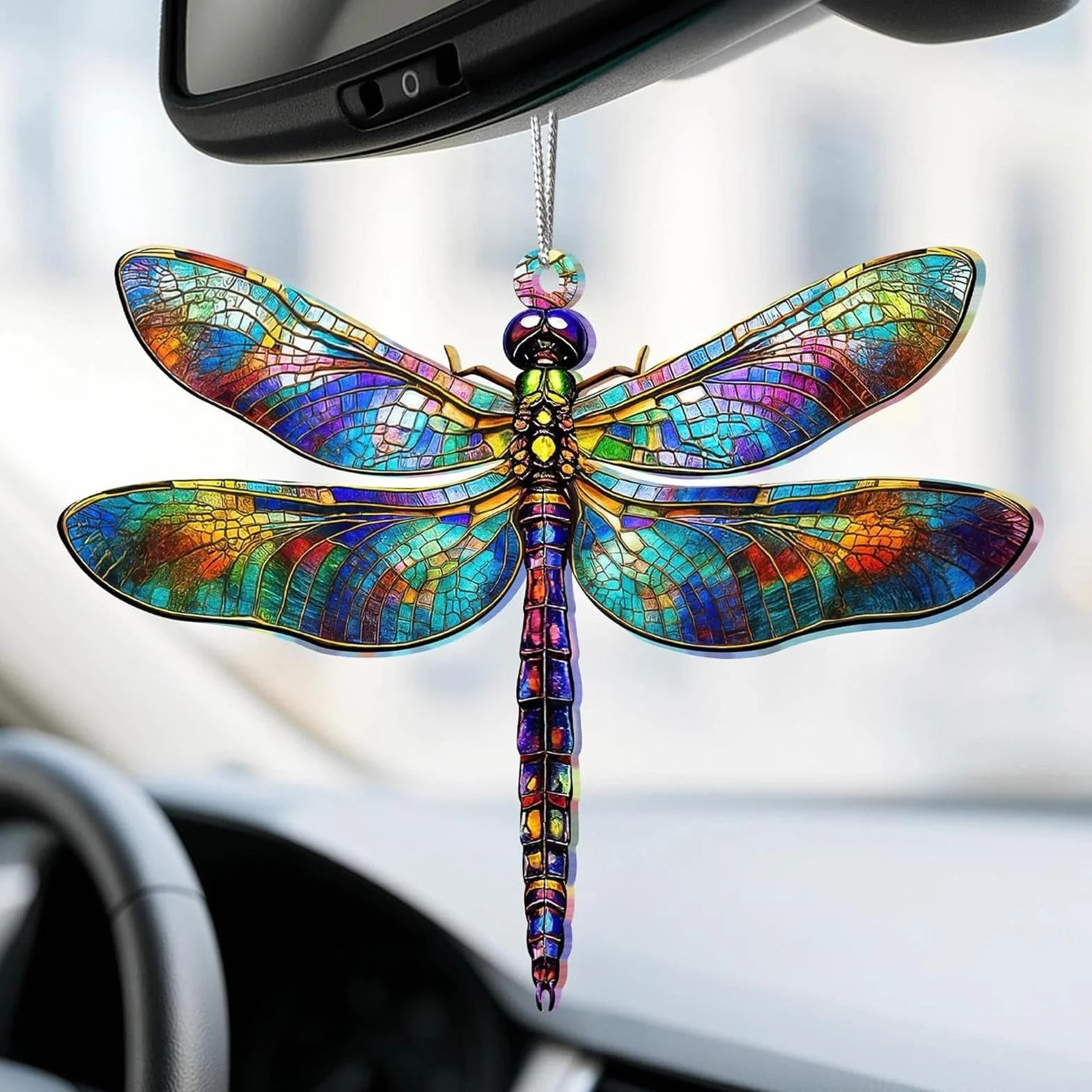 Atrapasoles de Libélula, Suncatcher Acrílico Captador, Decoración de Ventana, Decoración de Jardín, Decoraciones Navideñas, Regalos de Cumpleaños para Mujeres
