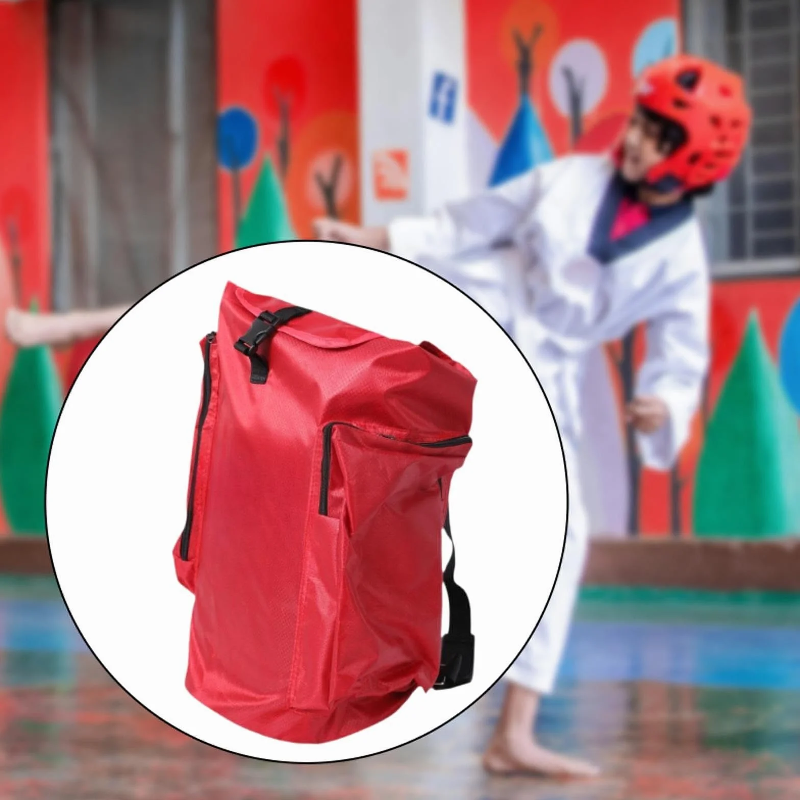 Harayaa Mochila de Boxeo Taekwondo Gran Capacidad Equipos Gimnasia Artes Marciales Karate Sanda