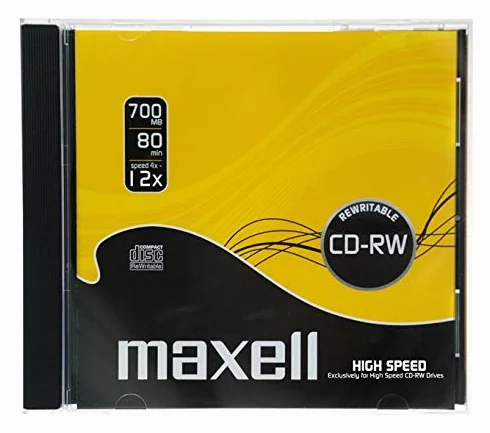 Maxell CD-RW 80/700MB XL 4x-12xspd