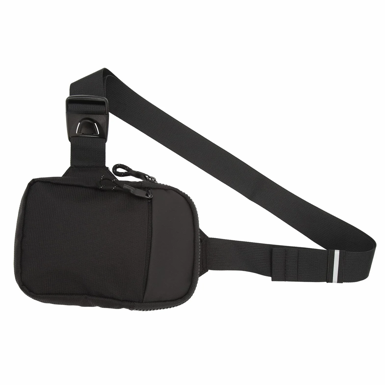 Haofy Bolsa de Deporte en el Pecho, Múltiples Compartimentos, Malla Transpirable, Reflectante, Bandolera para Viajes en Bicicleta