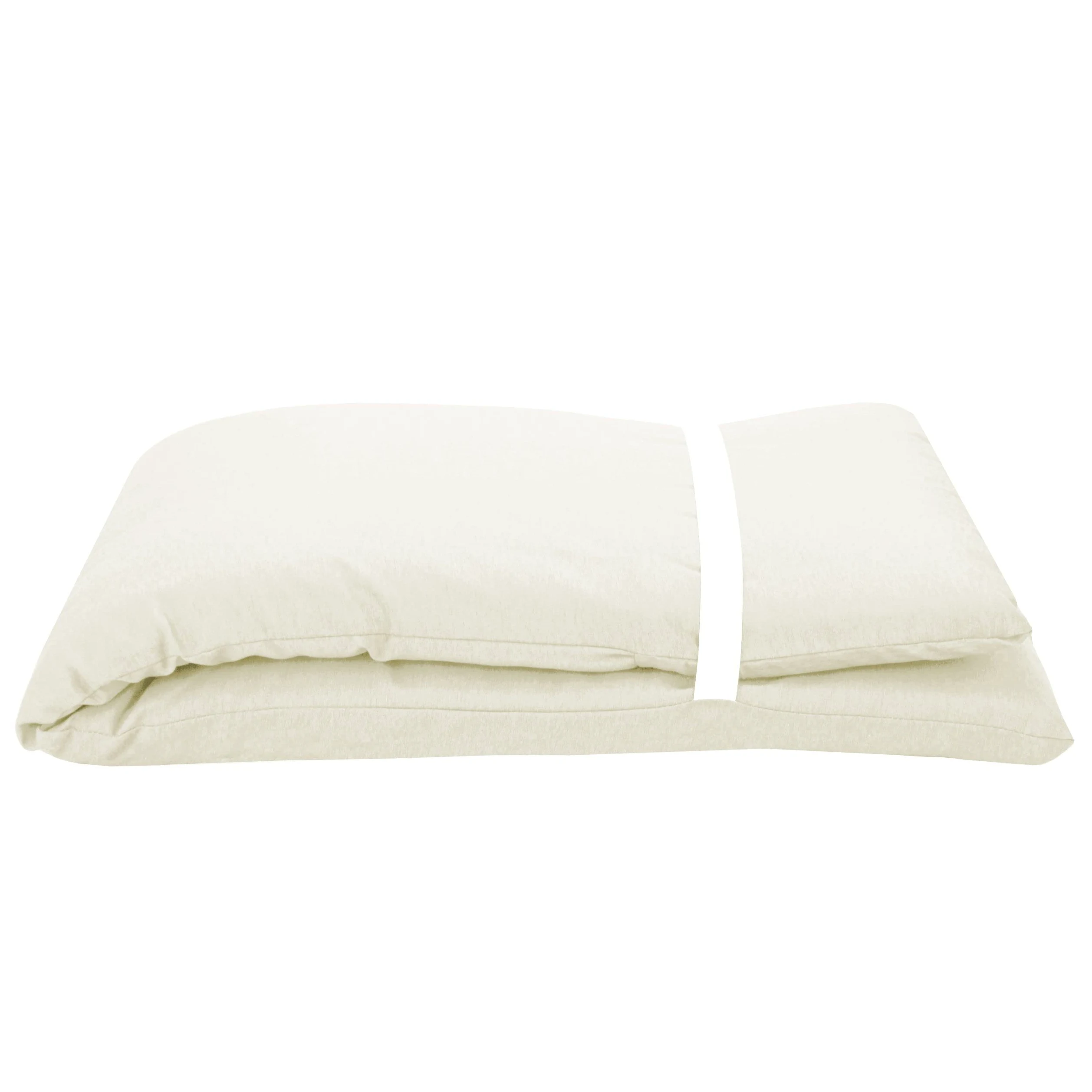 Colchón Tumbona de Espuma Ergonómica 180x55x5 cm Beige 2 Ud Acomoda Textil