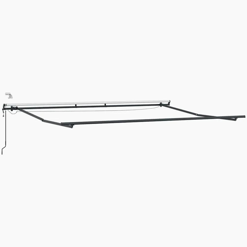 Toldo automático con LED burdeos 400 x 300 cm, aluminio recubierto de polvo, extensible con sensor de viento, iluminación LED, protección solar para terraza, balcón, jardín, exterior