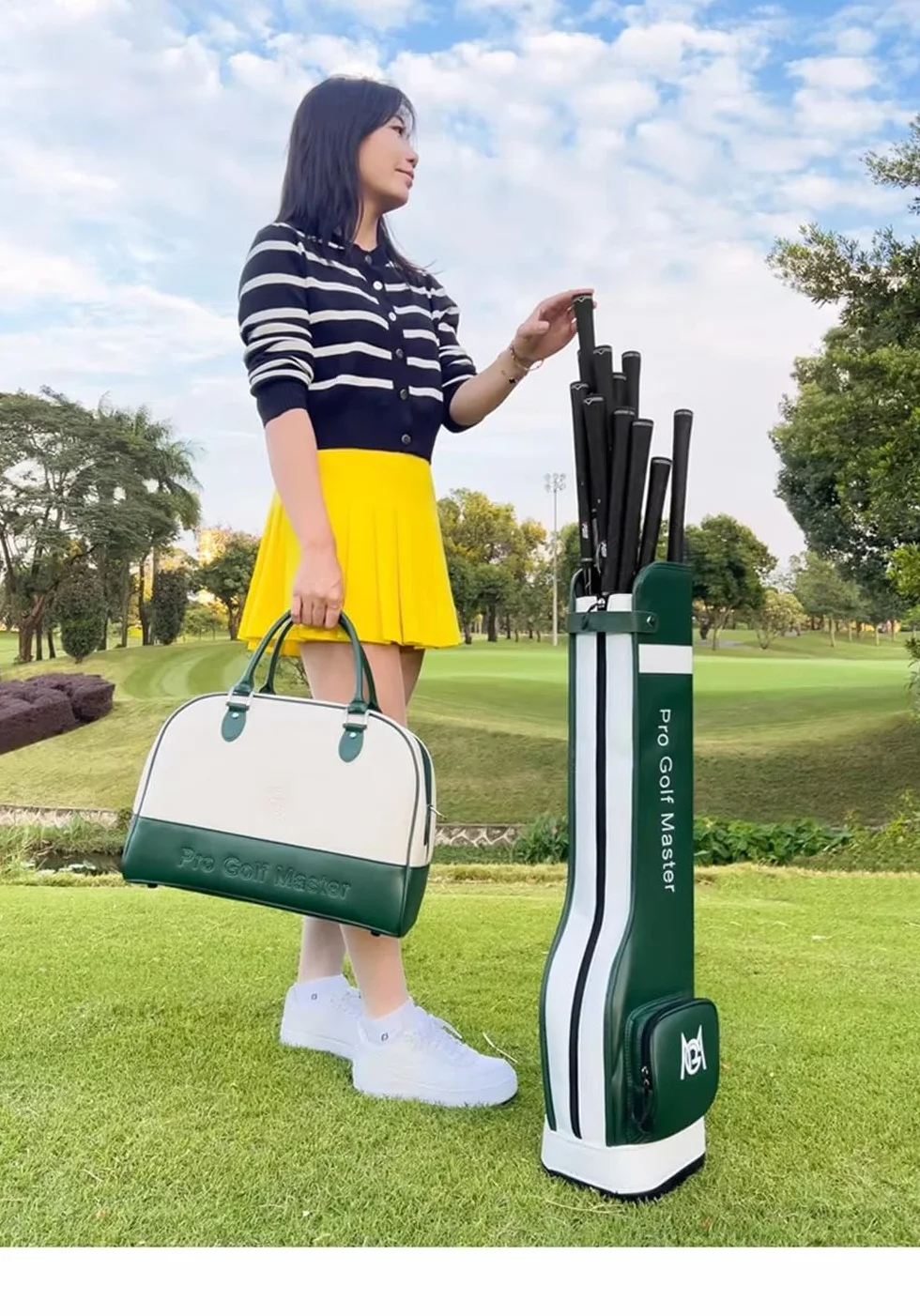 Bolsa de Pistola de Golf Ligera Impermeable para Adultos, Portátil para Palos