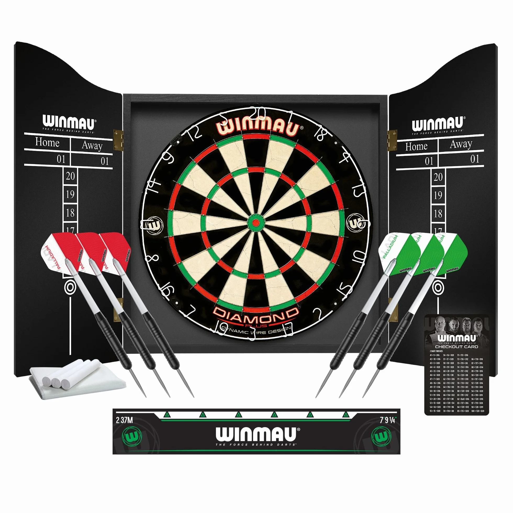 Winmau Diamond Plus Diana de Torneo PDC Sistema de Alambre Ultrafino Sisal de Alta Densidad