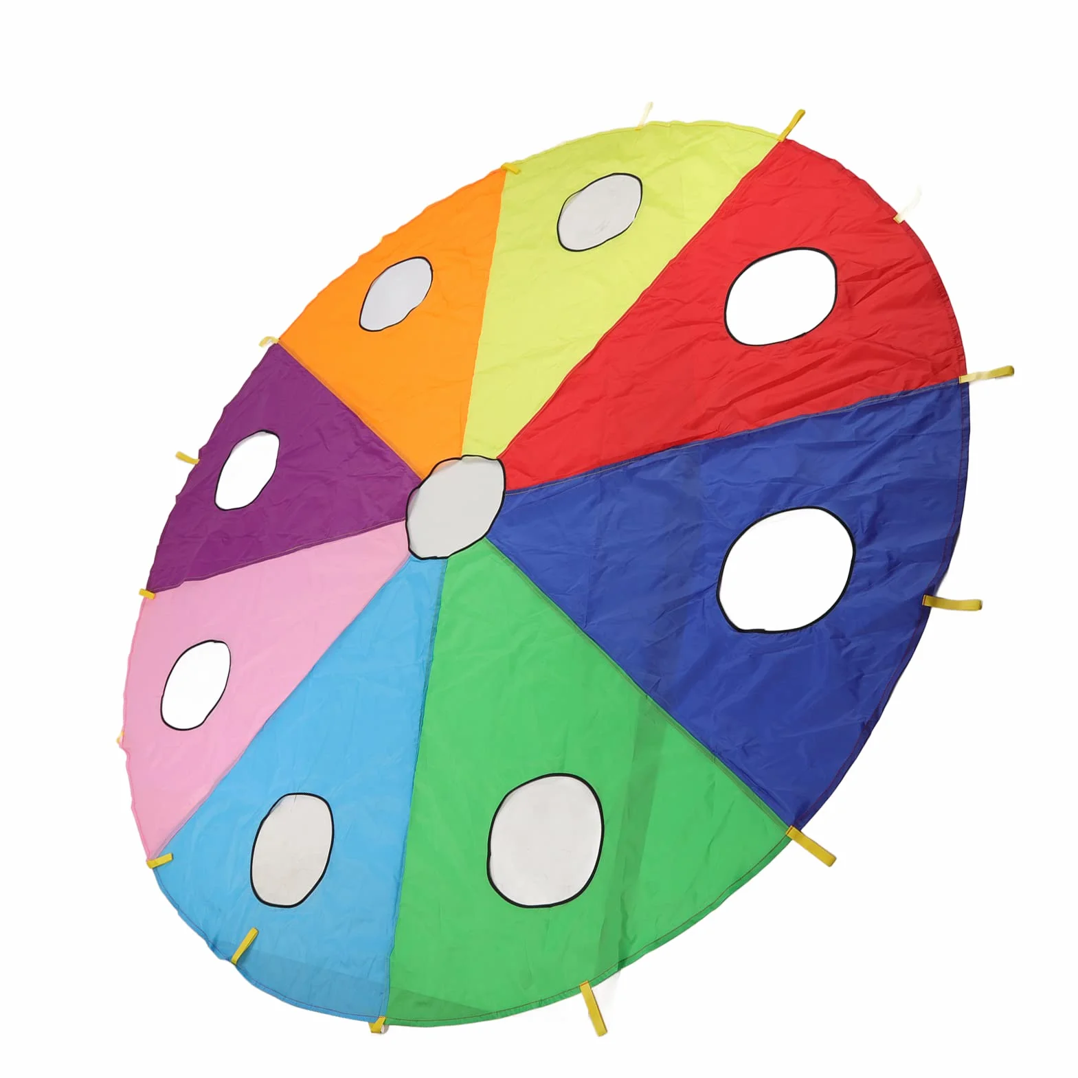 Bnineteenteam Juego de Paracaídas para Niños 9 Agujeros 305cm Forma Redonda Palo Inflable