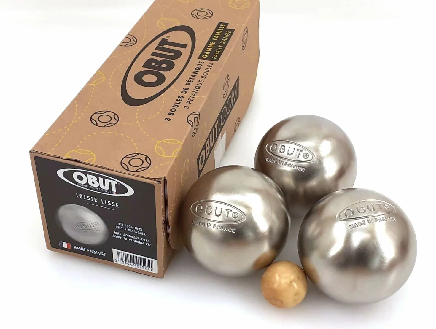 Obut Juego 3 Bolas INOX Lisse
