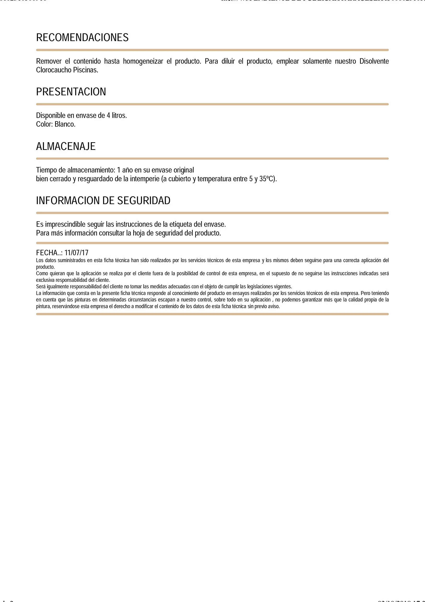 RENOVADOR Bordes Piscina 4LT