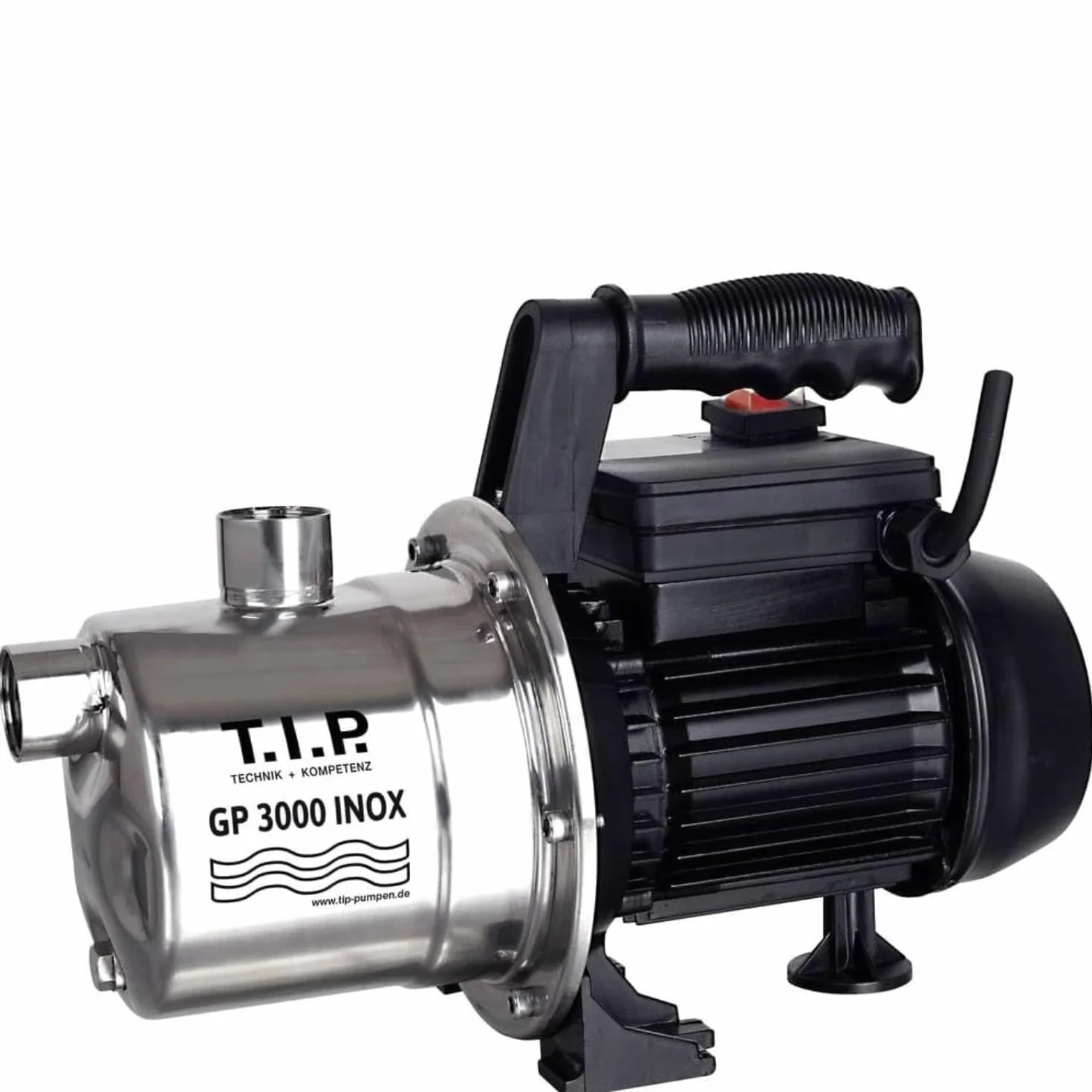 Bomba de jardín T.I.P. 30111 acero inoxidable GP 3000 INOX, caudal de hasta 2.950 l/h, (largo x ancho x alto) 350 x 175 x 265 mm