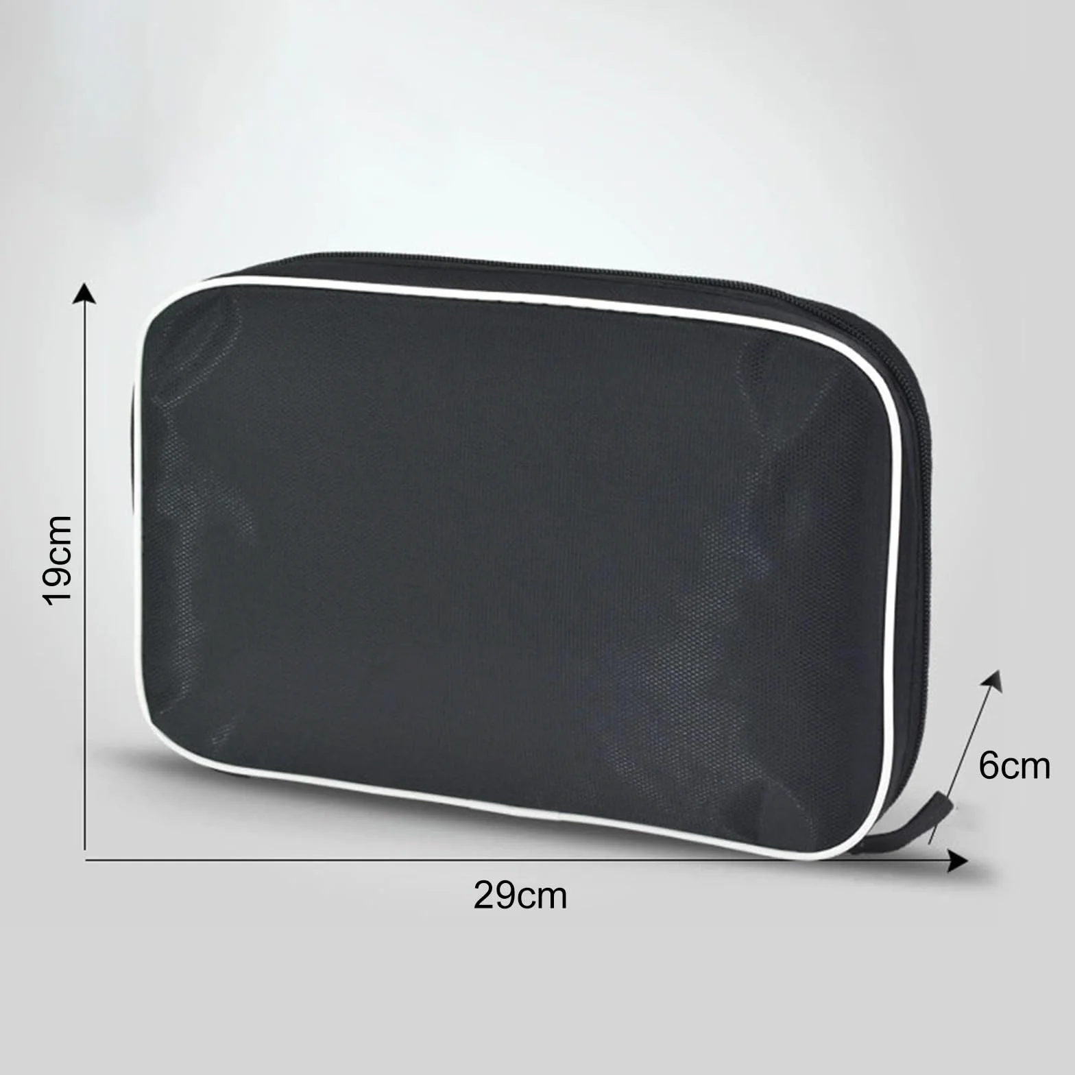 Bolsa de Tenis de Mesa para 2 Raquetas, Impermeable, Compartimiento para 3 Pelotas, 29 x 19 x 6 cm