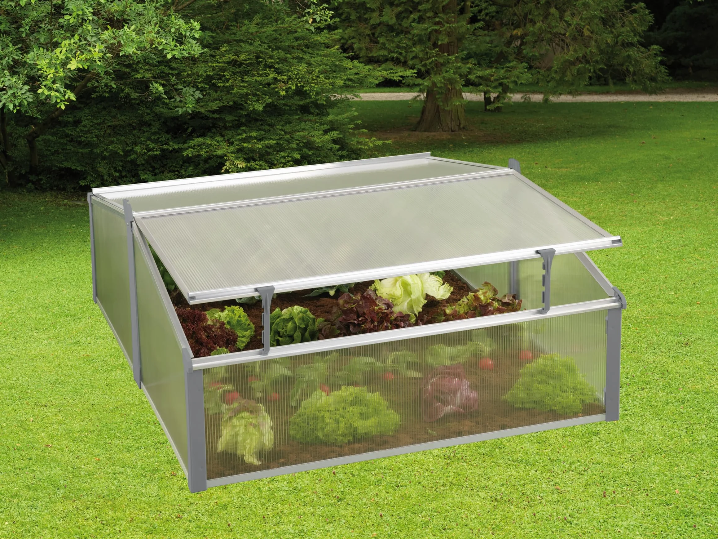 JUWEL Comfort 20221 Easy-Fix 120/100 - Jardinera Doble para Plantas (120 x 100 cm, con fijación de Ventana, tamaño 120 x 100 cm)