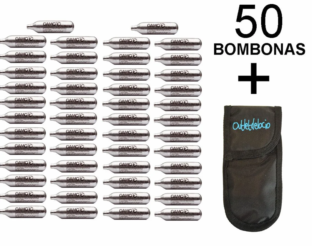 Bombony CO2 12g Primera Marca do Pistoletów i Karabinów + Funda Portabombonas