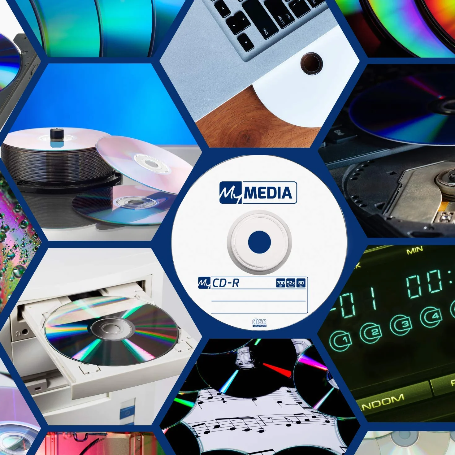 CD-R 700 MB 52x de Velocidad